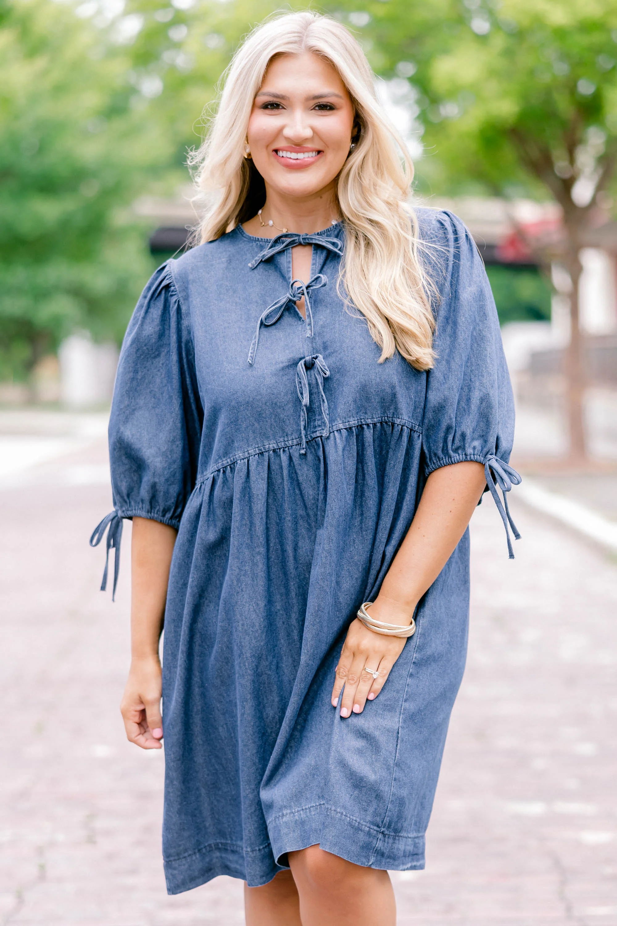 What About It Dress, Blue - Giverhouse