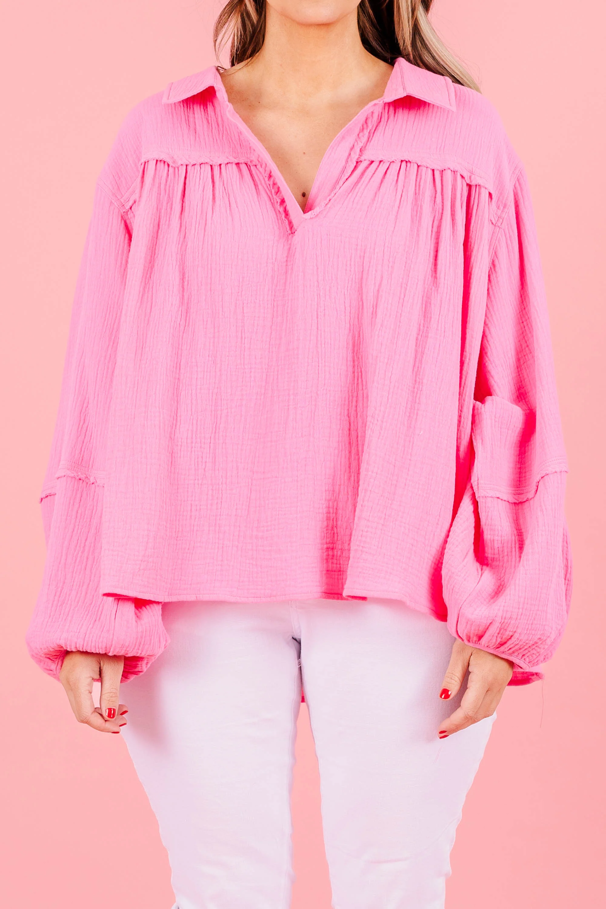 Now Until Forever Top, Pink - Giverhouse
