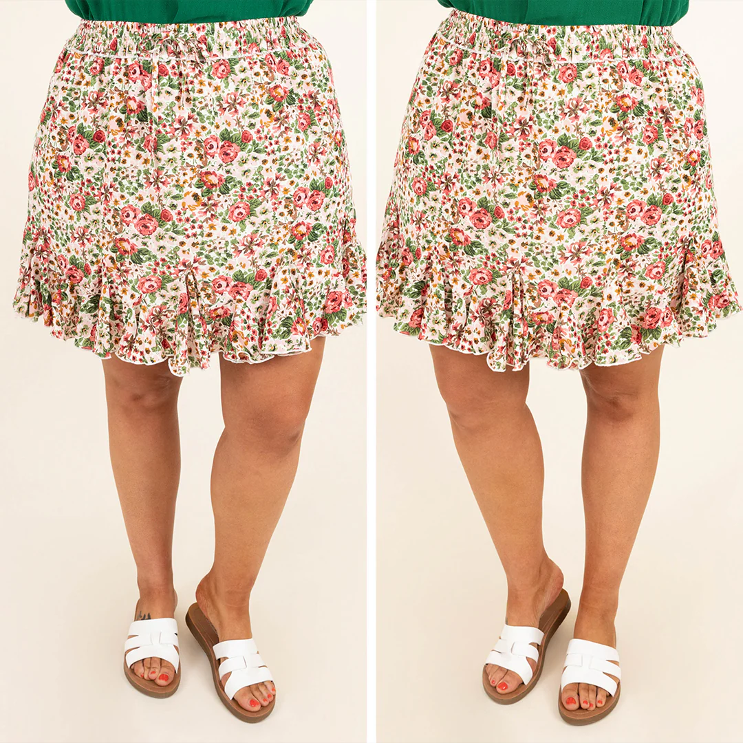 East Of The Sun Skirt, White - Giverhouse