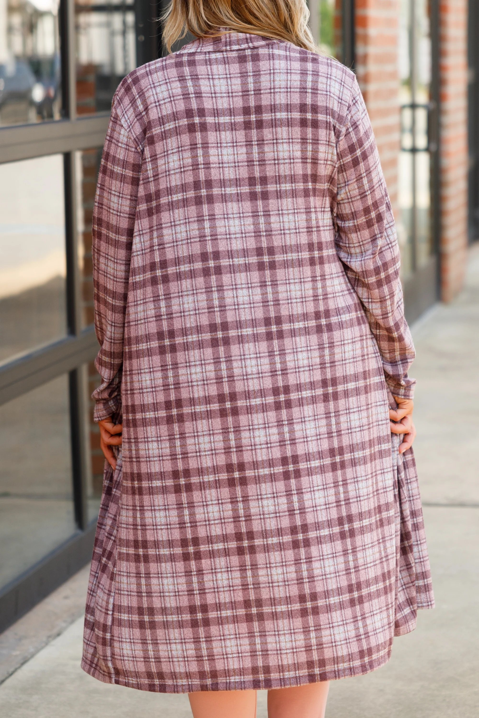 Driving To You Cardigan, Mauve - Giverhouse