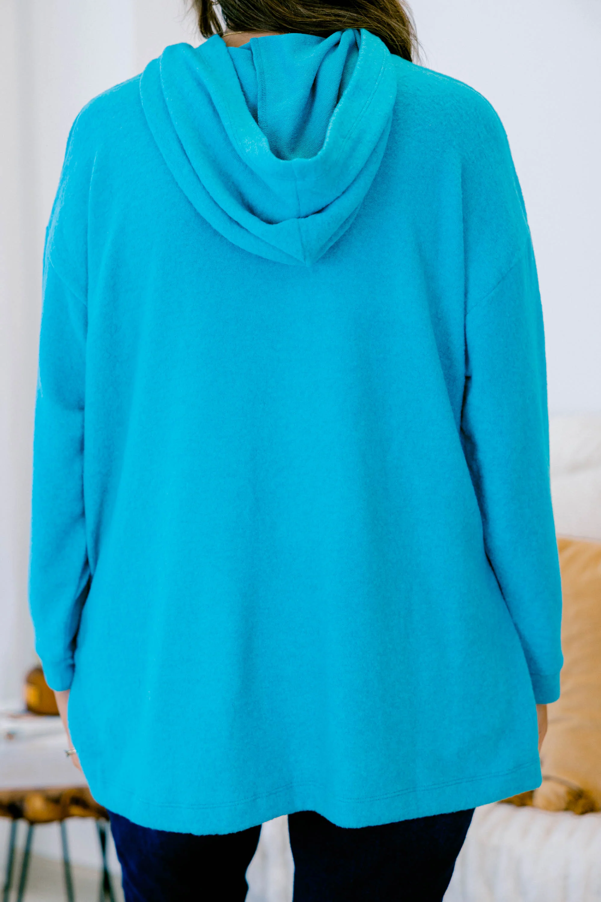 I Am On The Go Top, Light Teal - Giverhouse