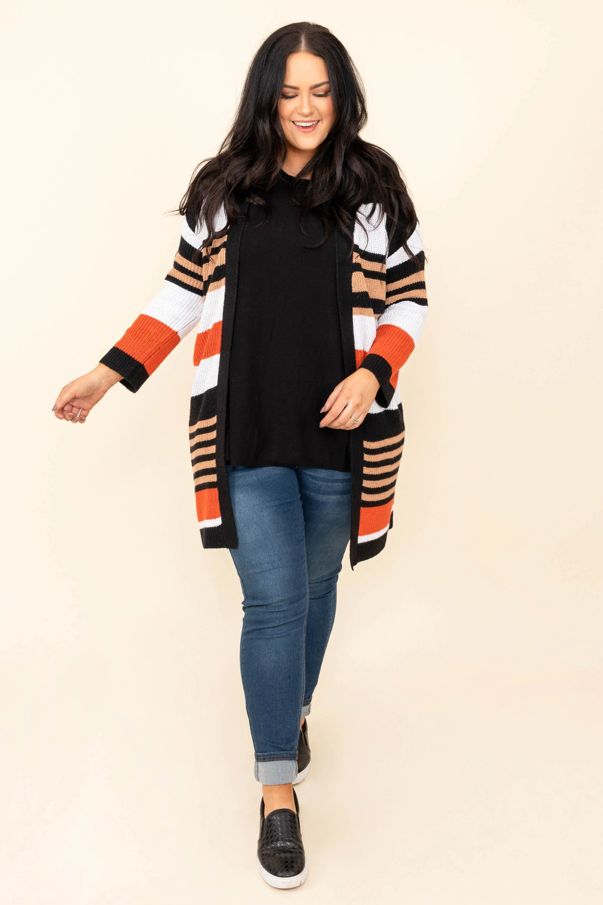 Somewhere Together Cardigan, Black - Giverhouse