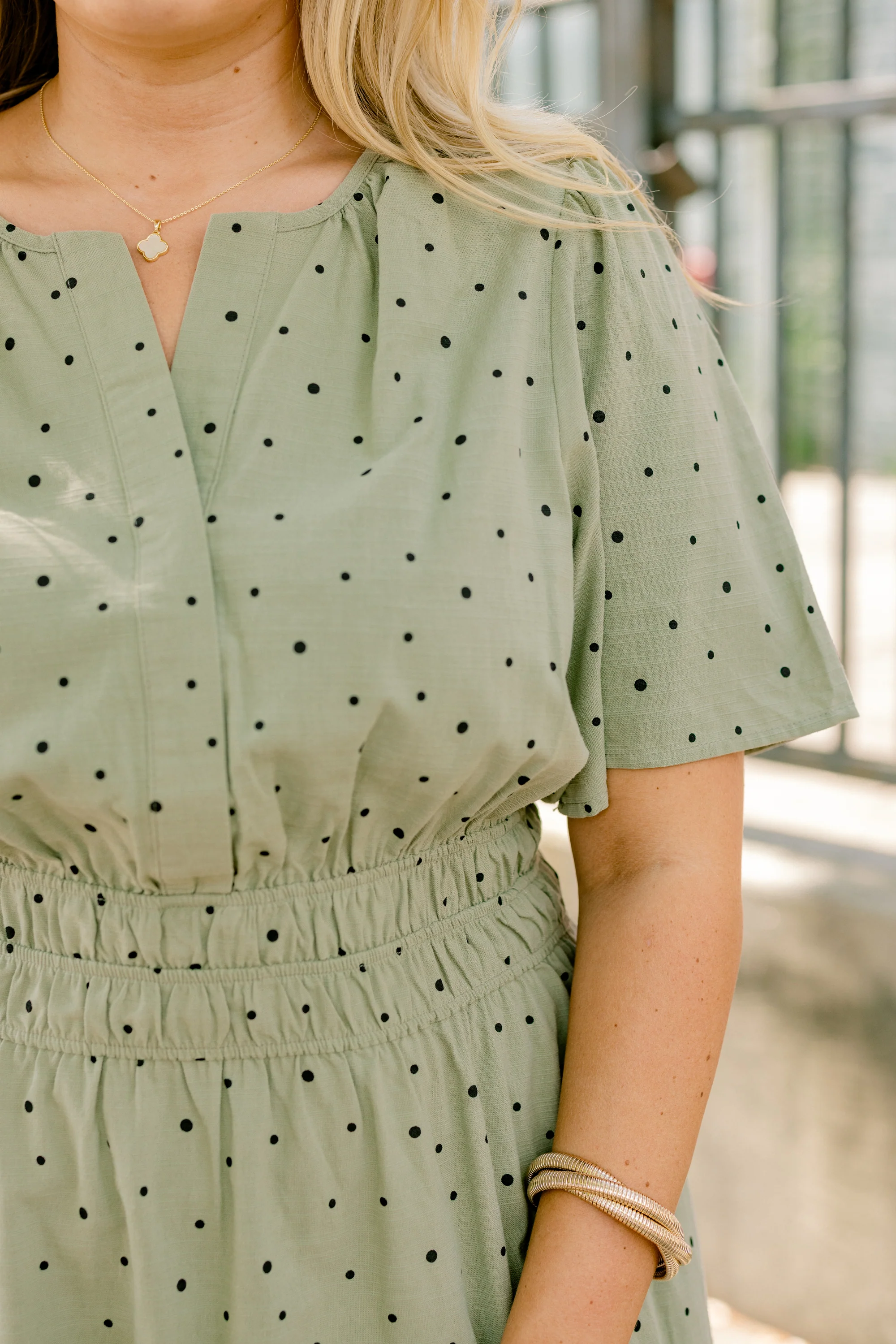 Anyone Can See Dress, Olive - Giverhouse