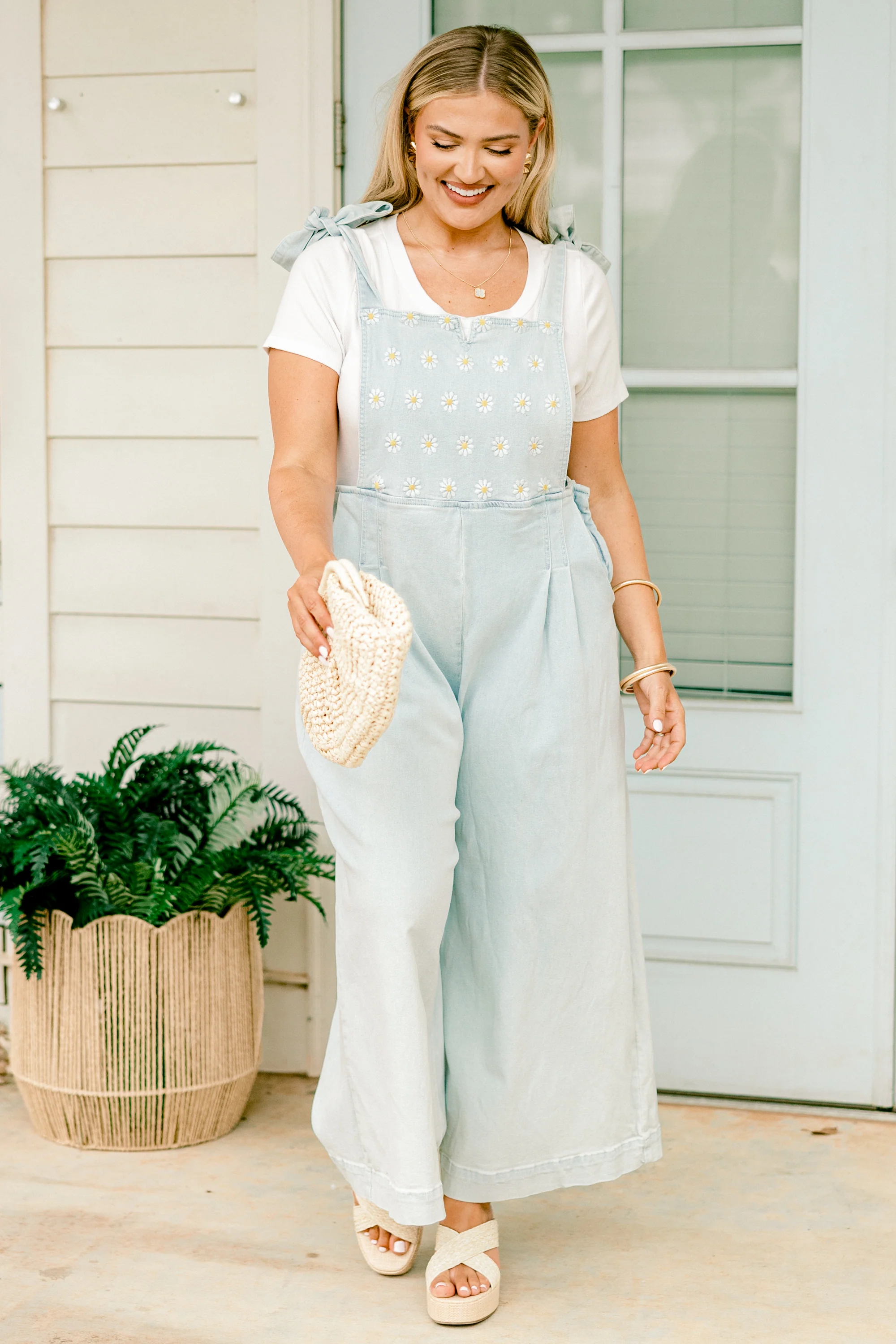 Best Foot Forward Jumpsuit, Light Wash - Giverhouse