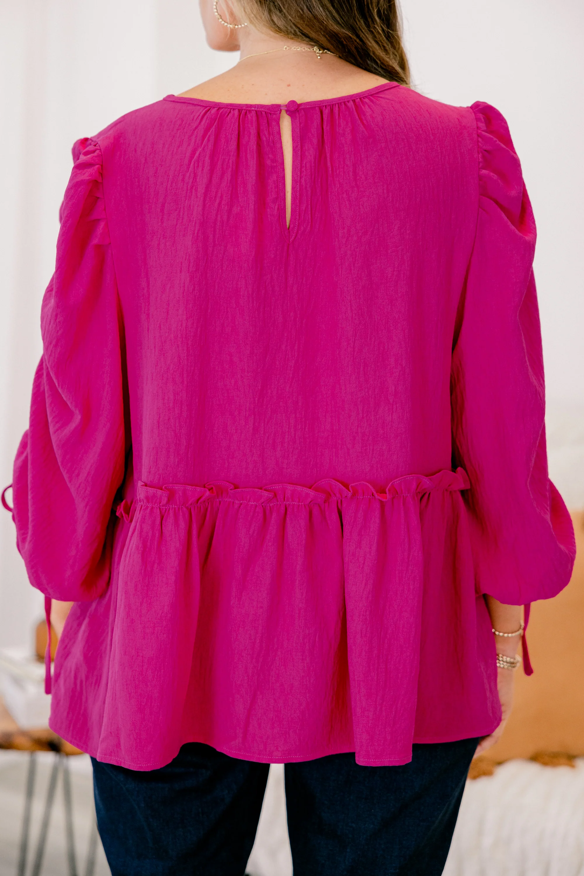 Fallin' In Love Top, Magenta - Giverhouse