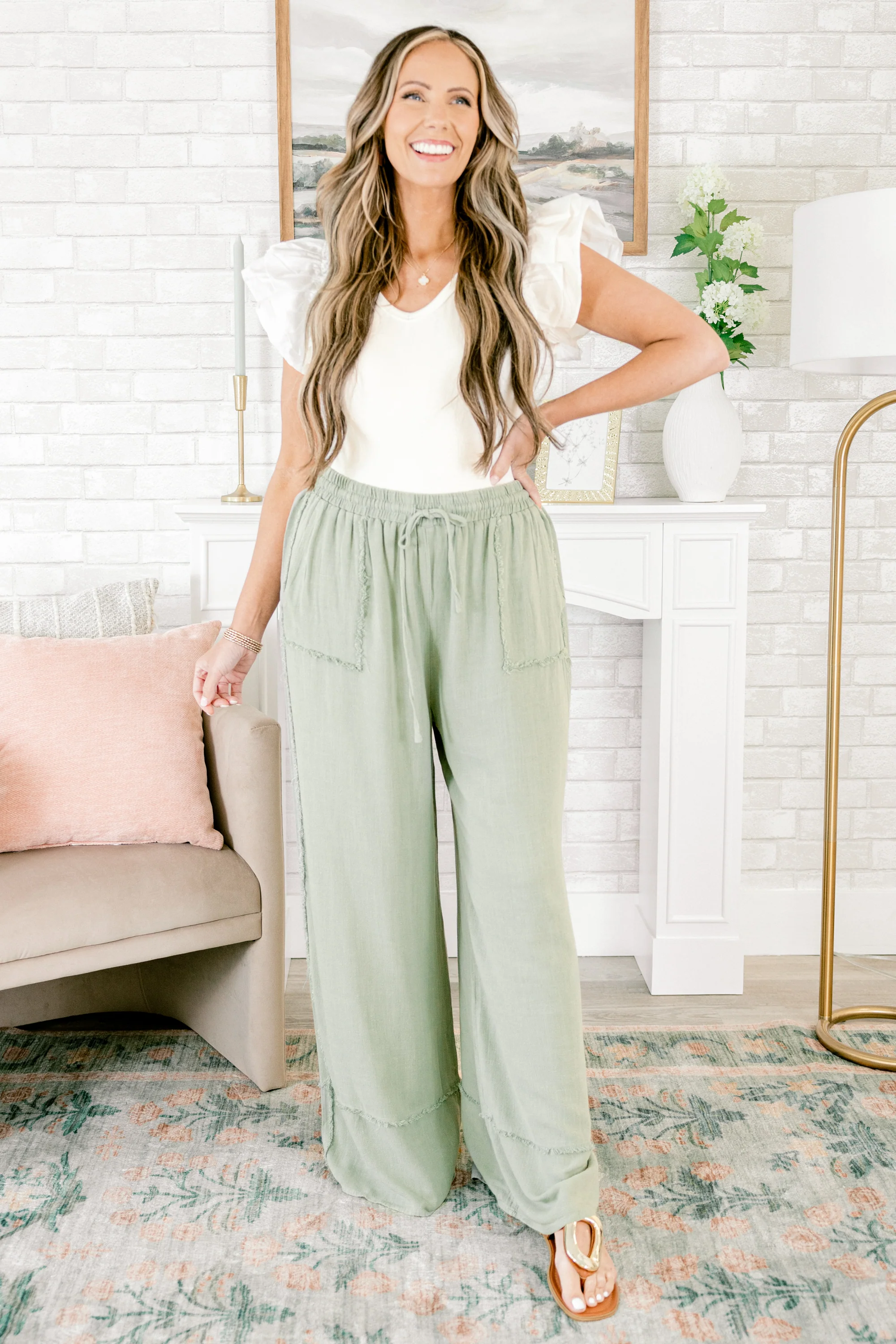 Discover Who You Are Pants, Aqua Blue - Giverhouse