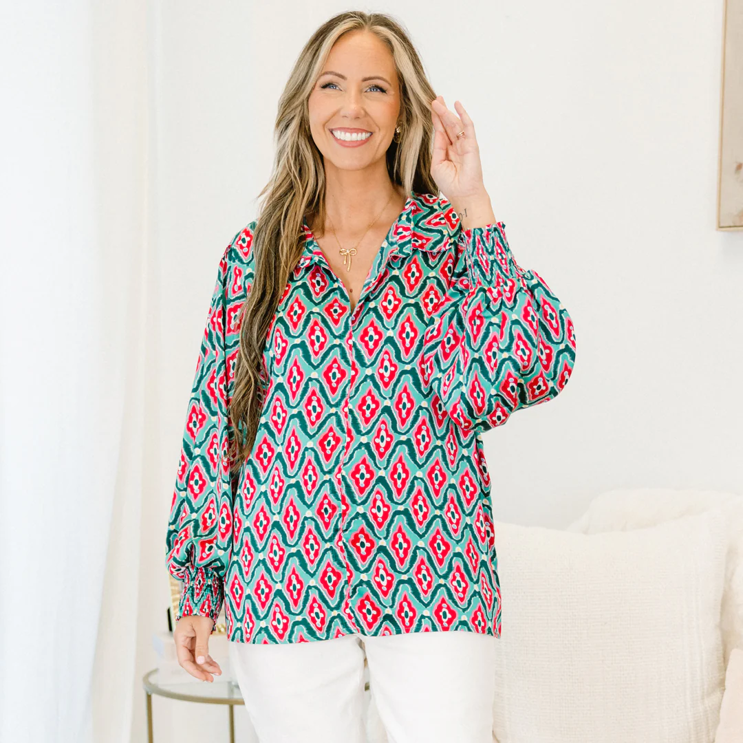 Taking What's Not Yours Top, Teal - Giverhouse