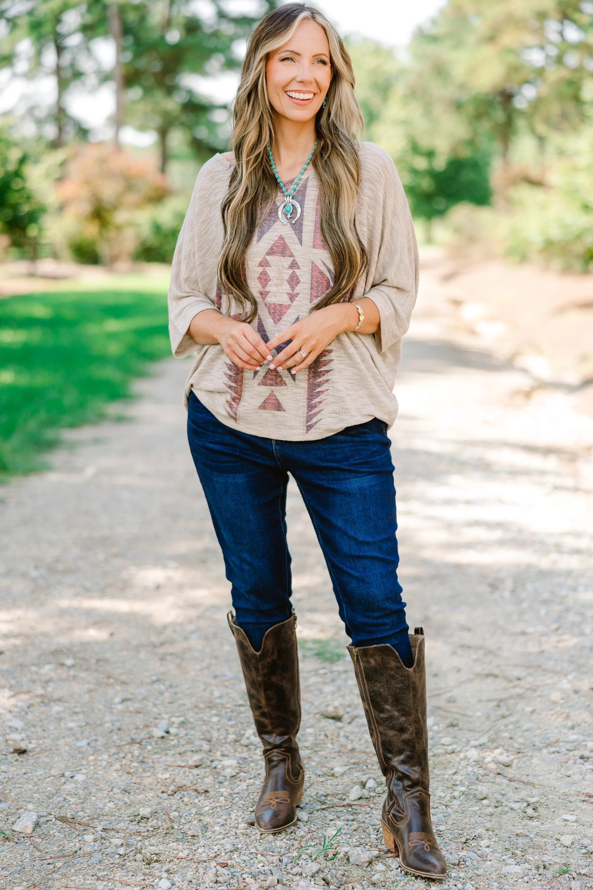 Dream I Can Dream Top, Khaki - Giverhouse