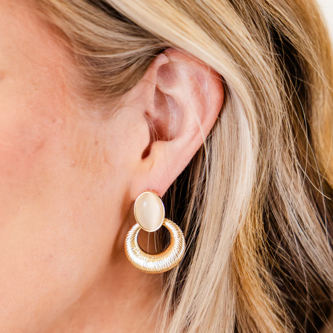 Shifting Stars Earrings, Gold - Giverhouse