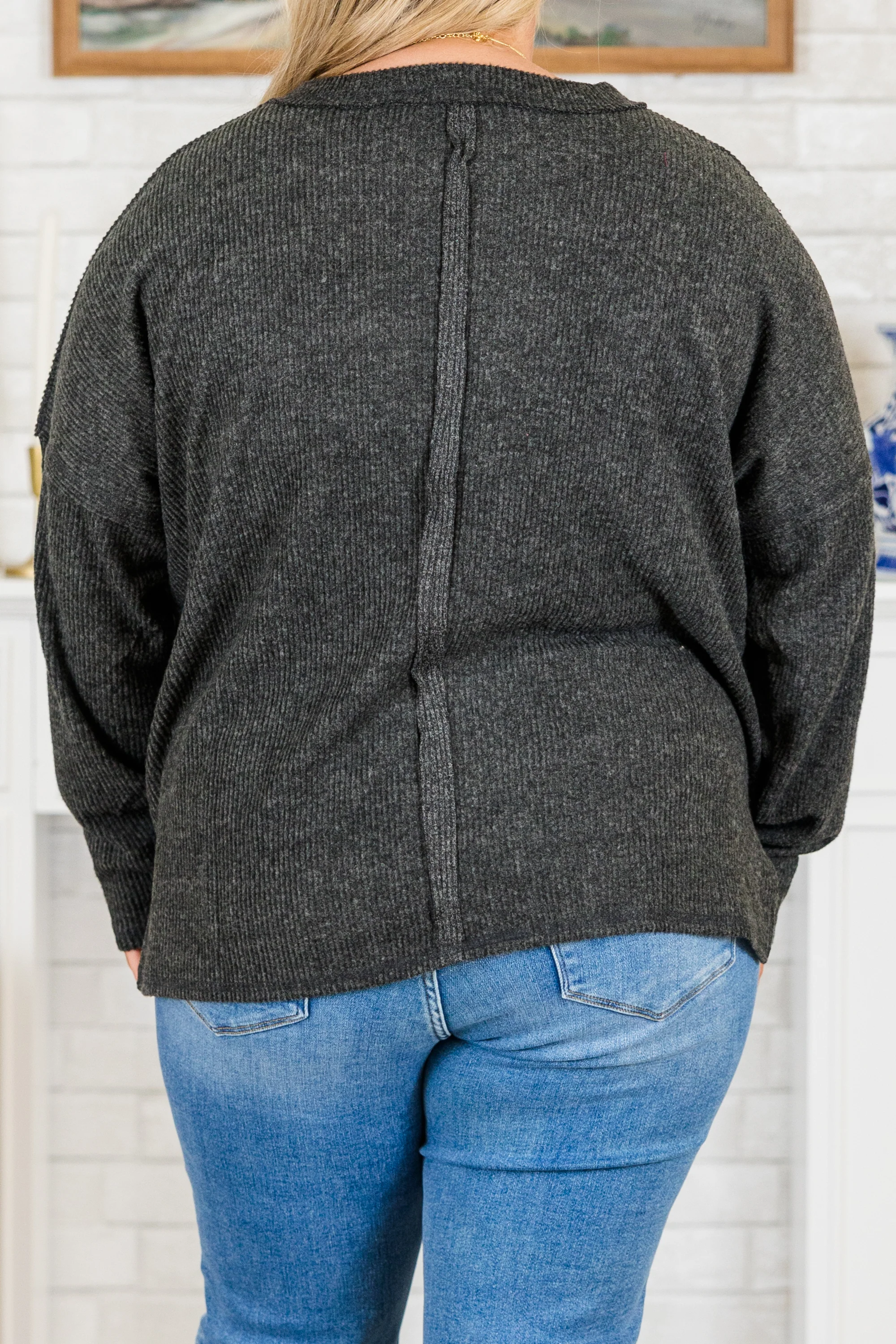 Lookin' Good Feelin' Better Sweater, Black - Giverhouse