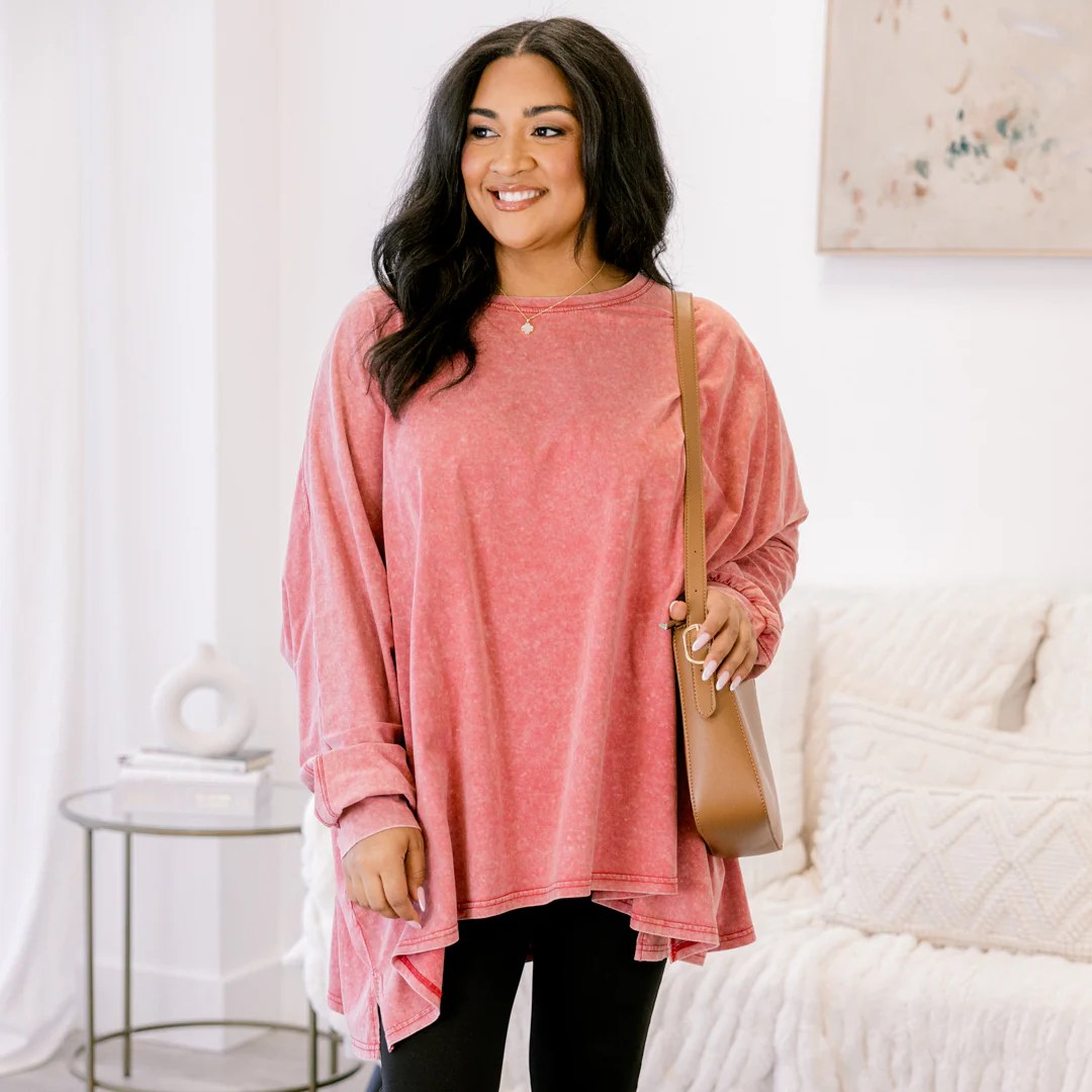 All So Nice Tunic, Red - Giverhouse