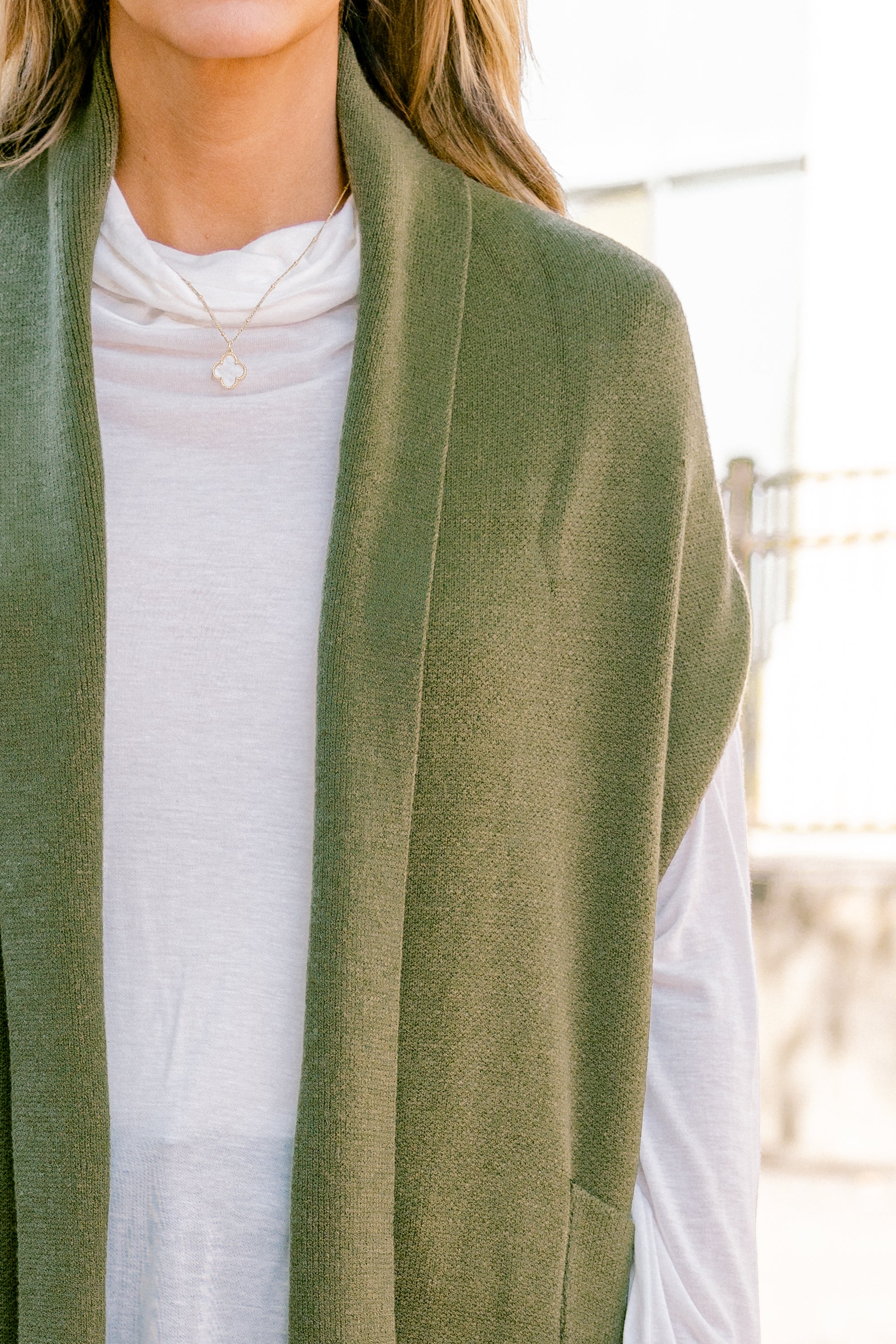 She's So Cute Cardigan, Olive - Giverhouse