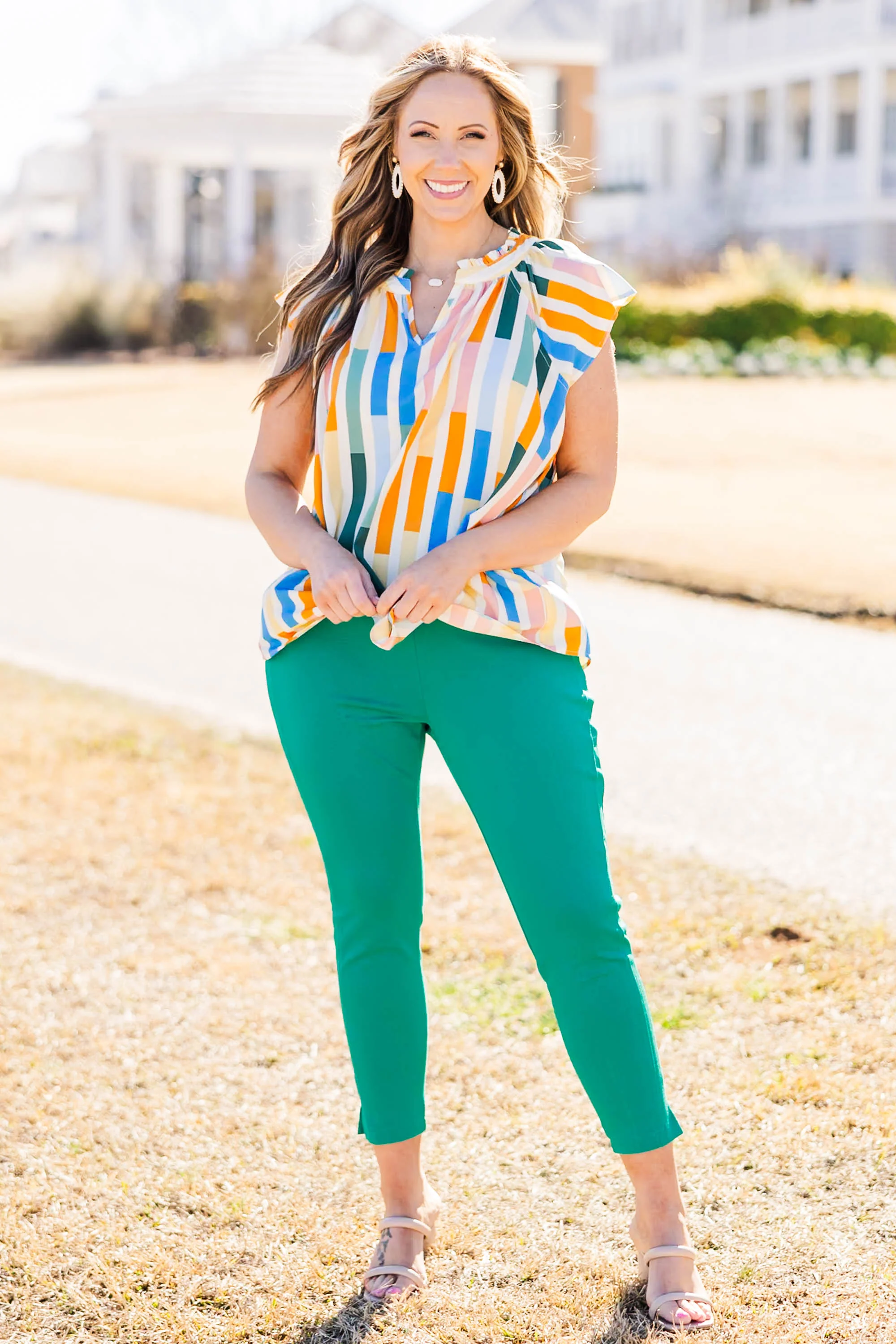 Strut Your Style Pants, Kelly Green - Giverhouse