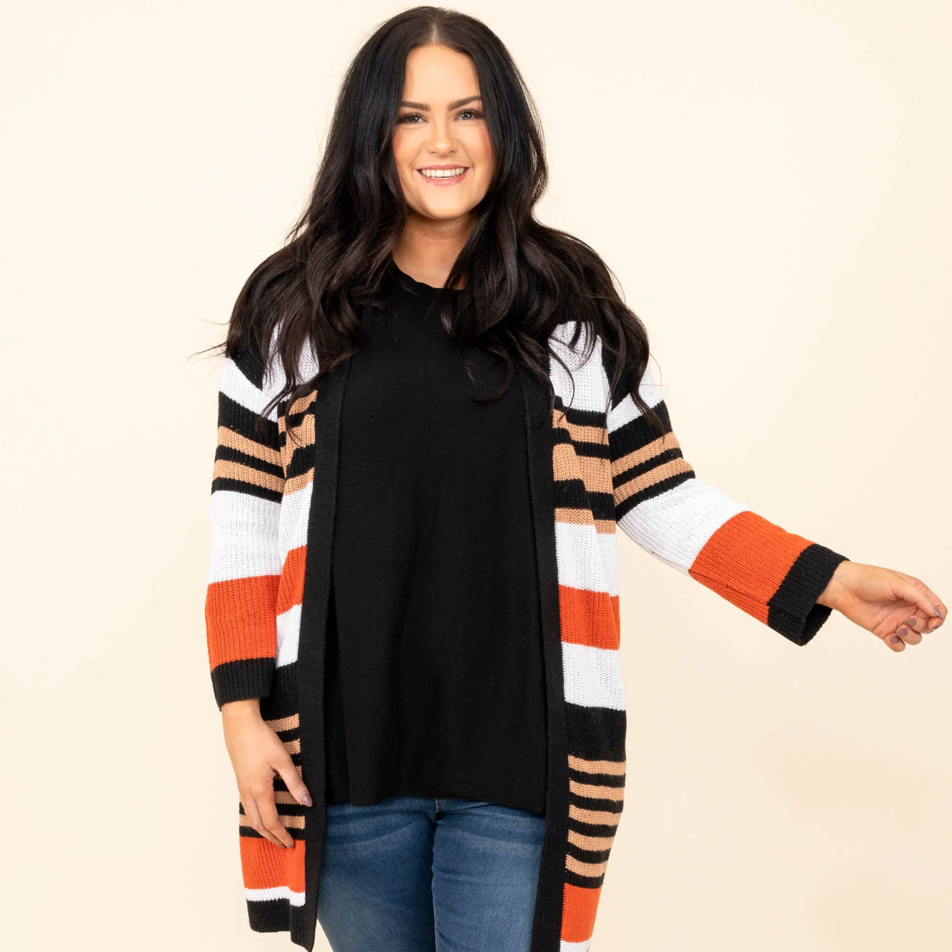 Somewhere Together Cardigan, Black - Giverhouse