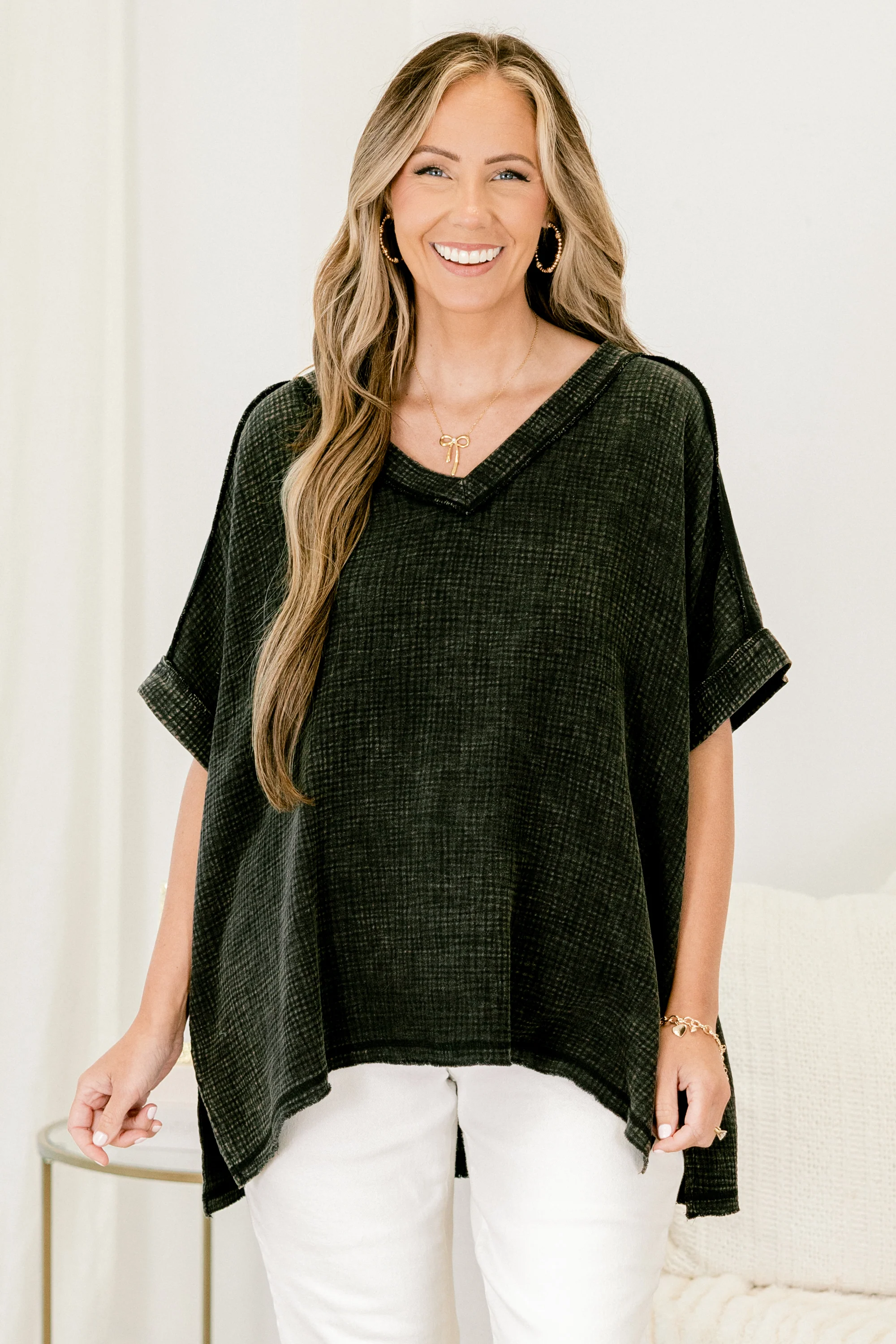 Love Like You Mean It Top, Ash Black - Giverhouse