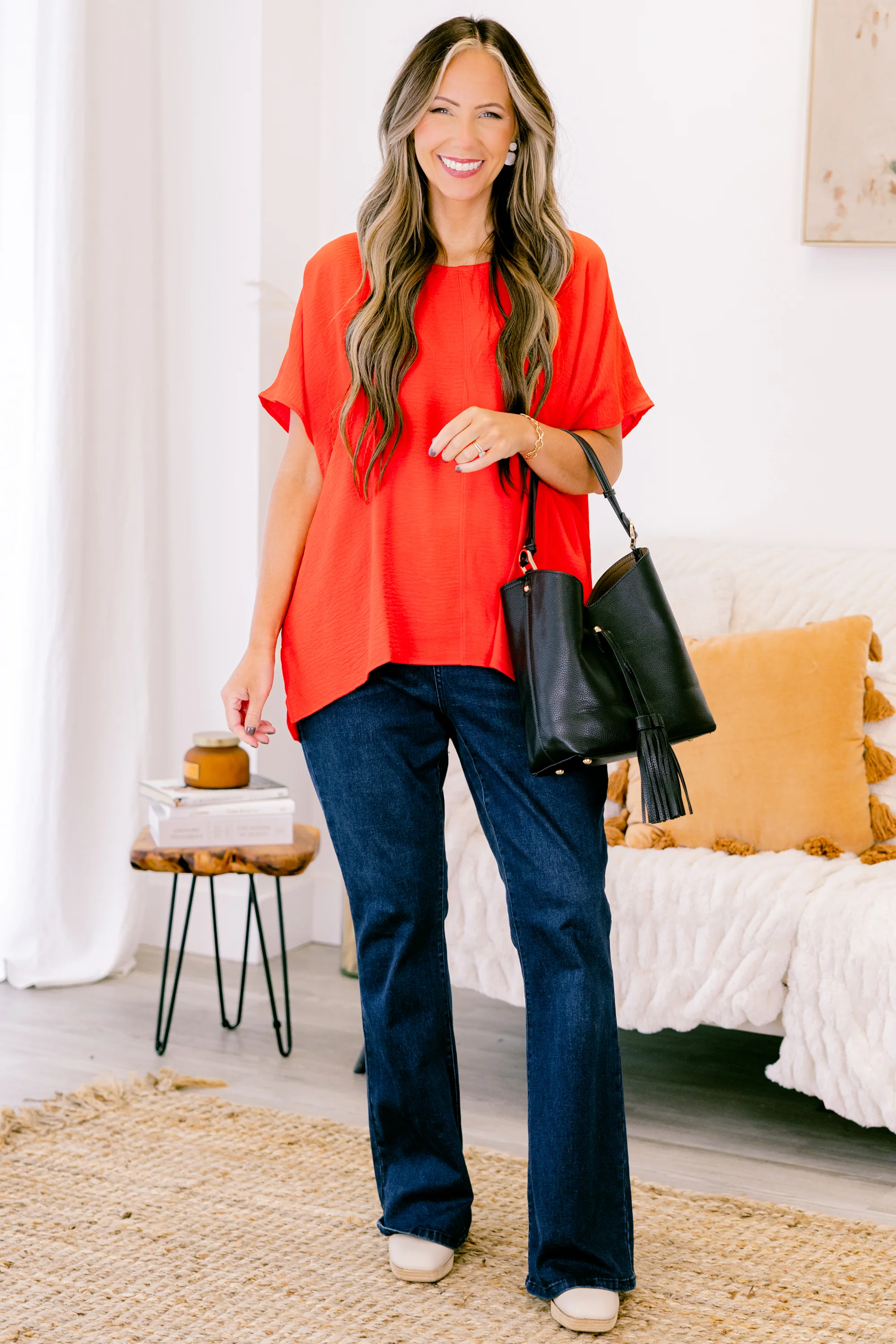 Always With You Top, Coral - Giverhouse