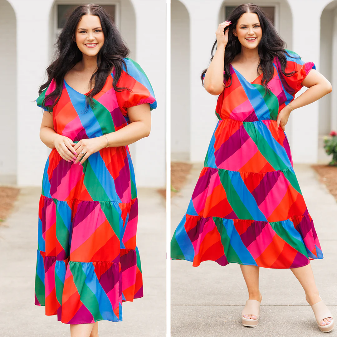 She's Got Style Dress, Multi - Giverhouse