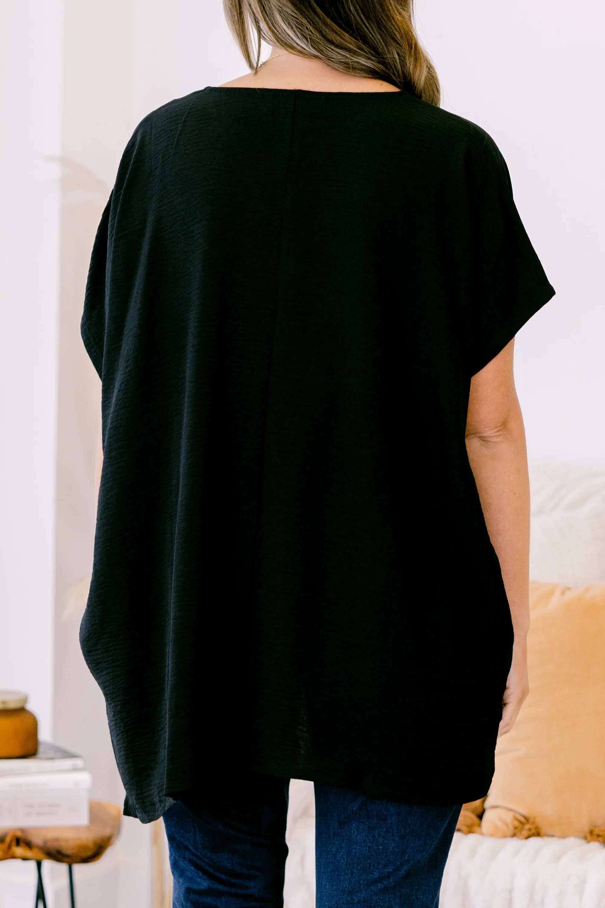 Wondering About You Top, Black - Giverhouse