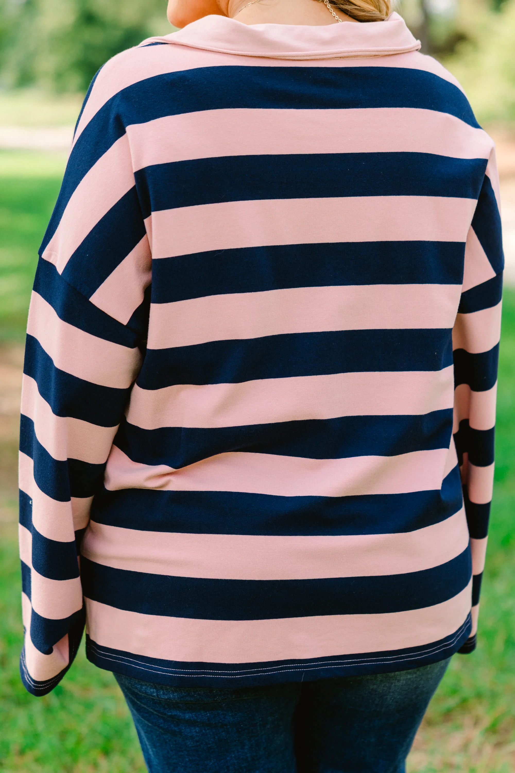 Heartland Home Sweatshirt, Navy-Pink - Giverhouse