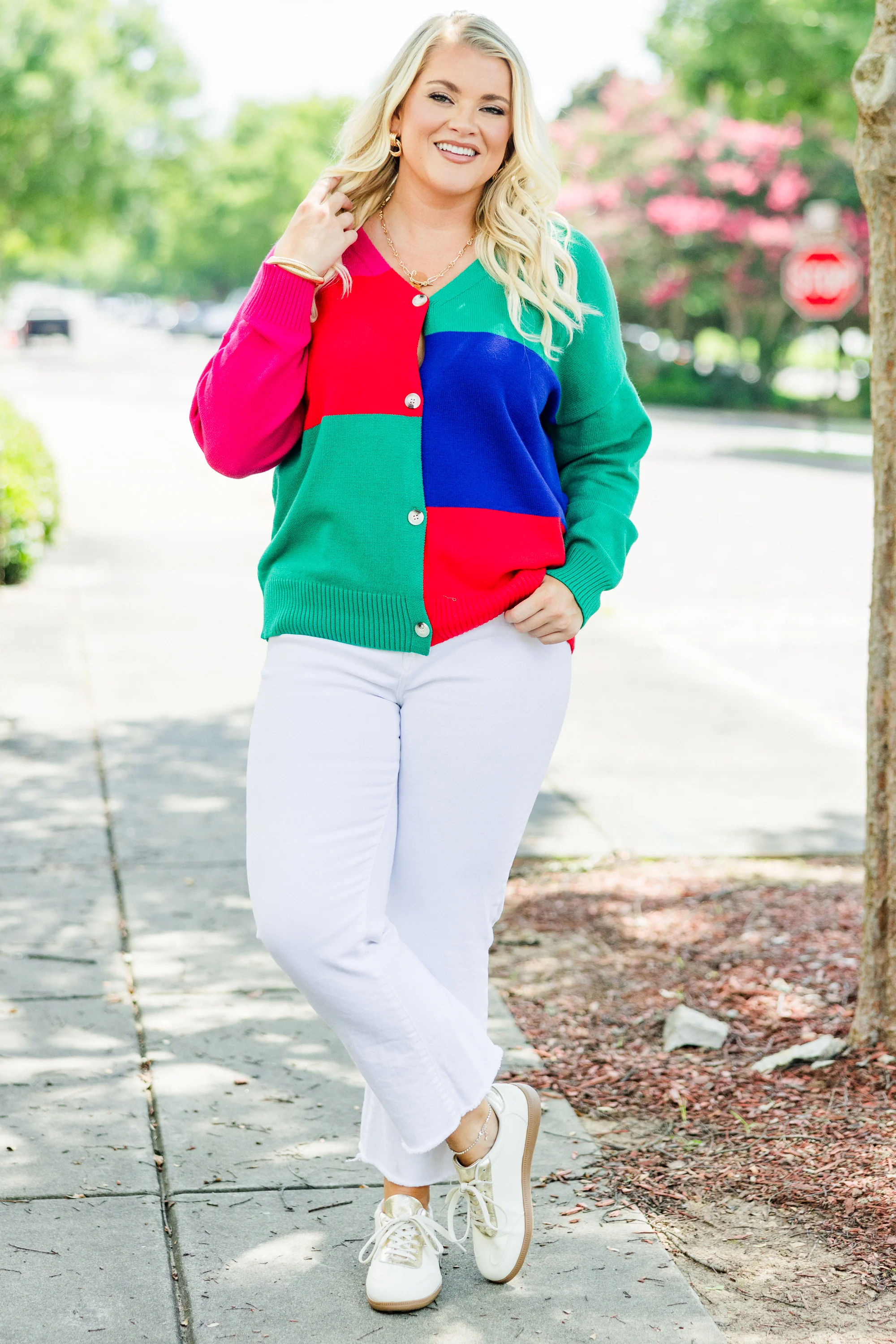 Minding Mine Cardigan, Multi - Giverhouse