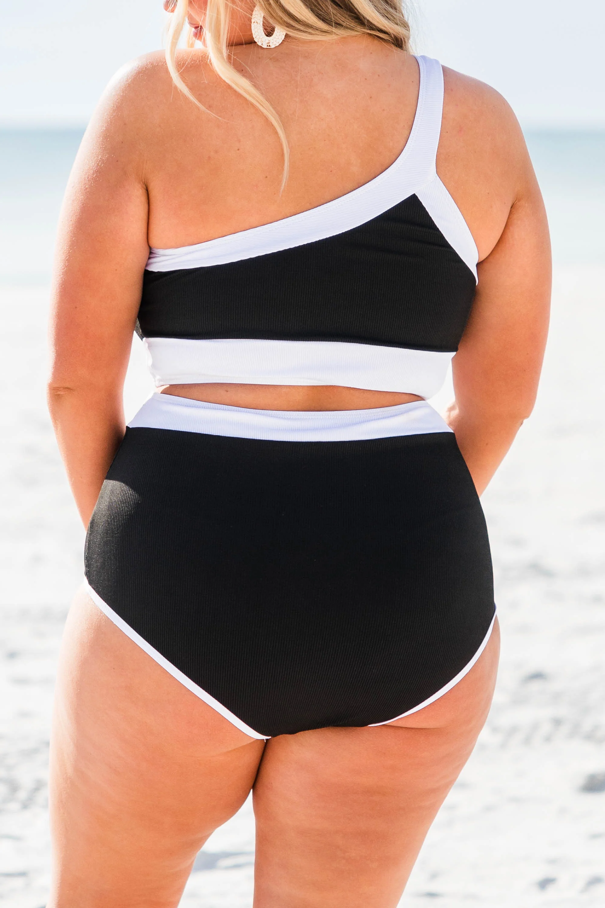 Splash At The Beach Top, Black - Giverhouse