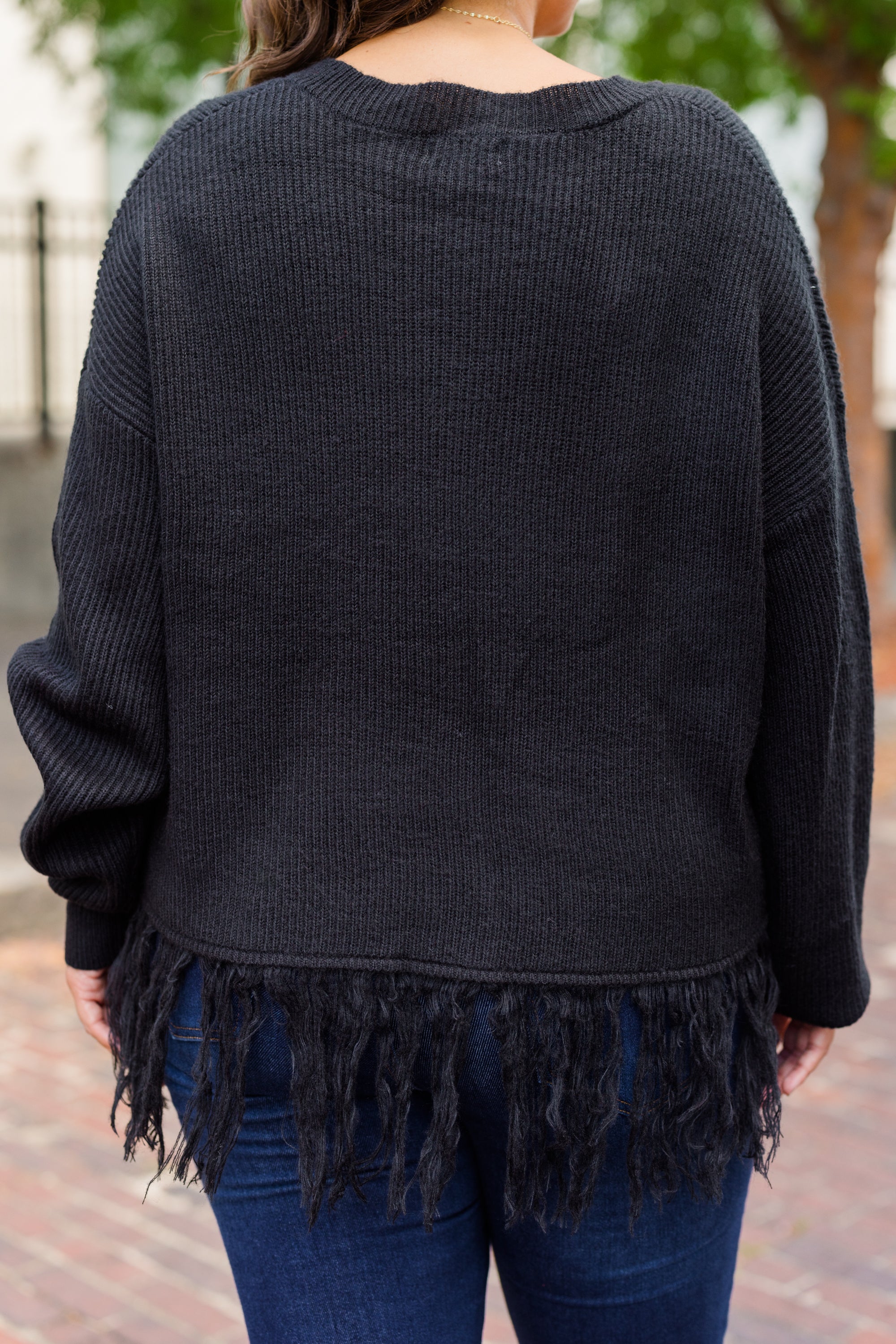 Where The Night Takes Us Sweater, Black - Giverhouse