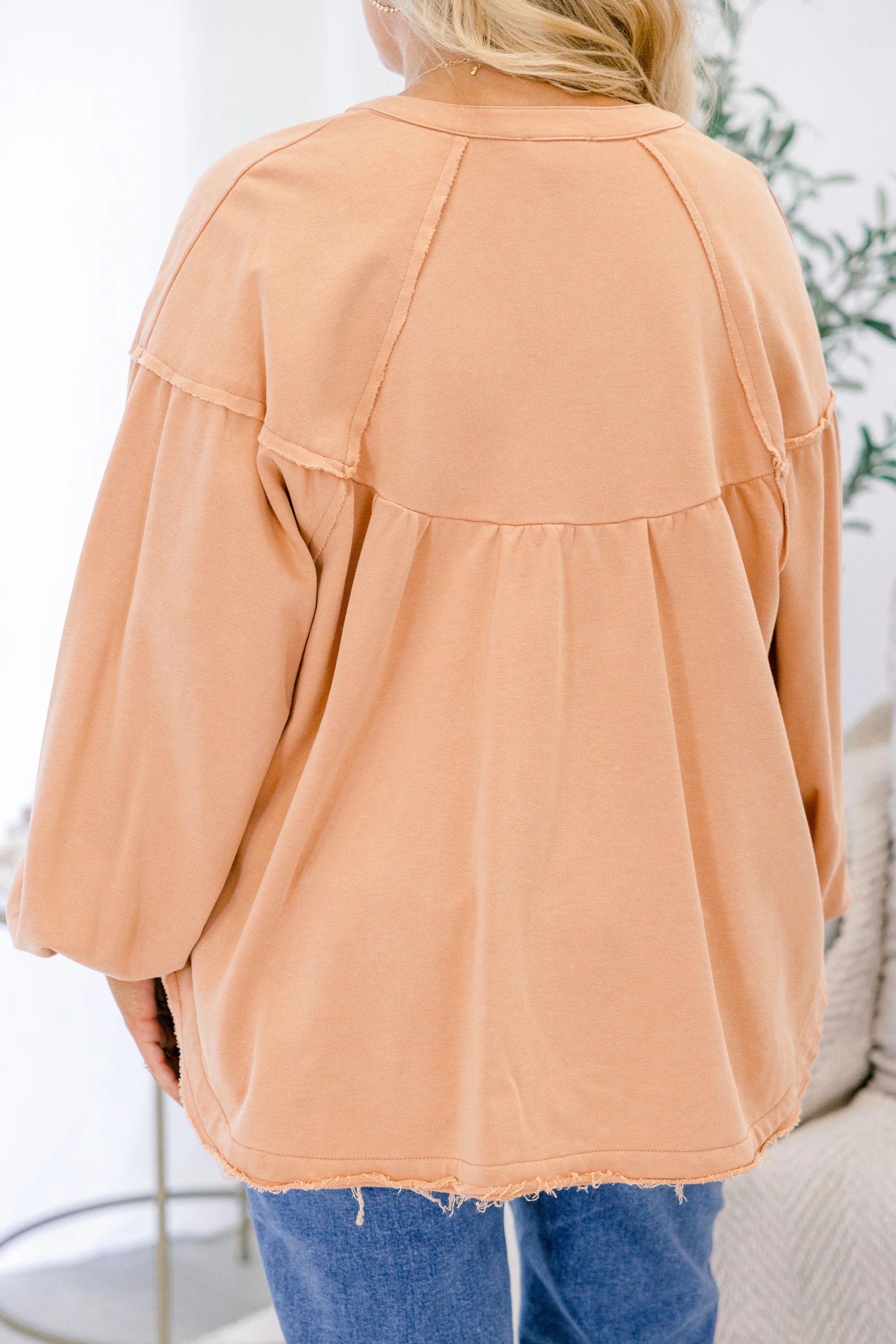 Crimson Sunset Pullover, Taupe - Giverhouse