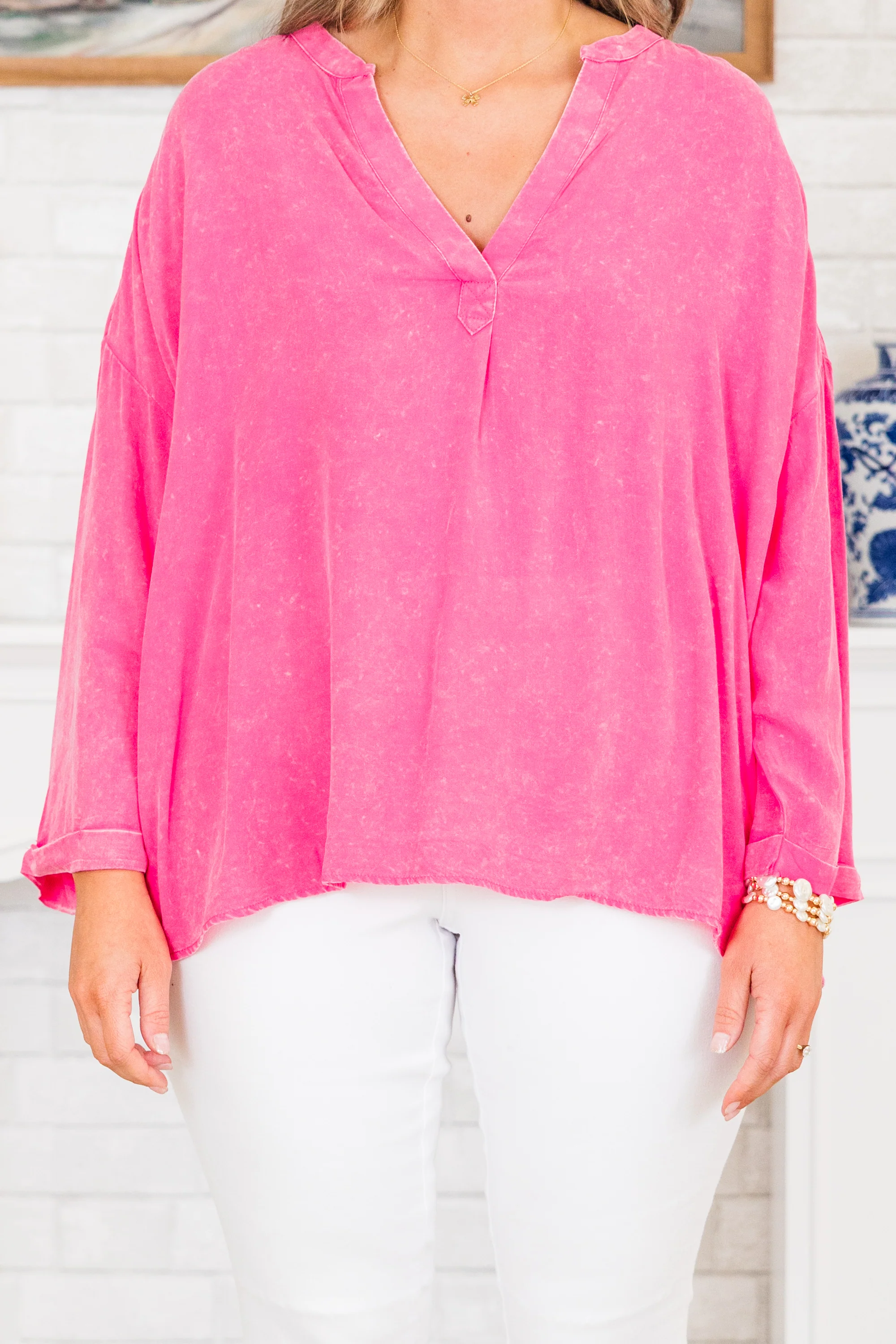 Praying For Sunshine Top, Pink - Giverhouse