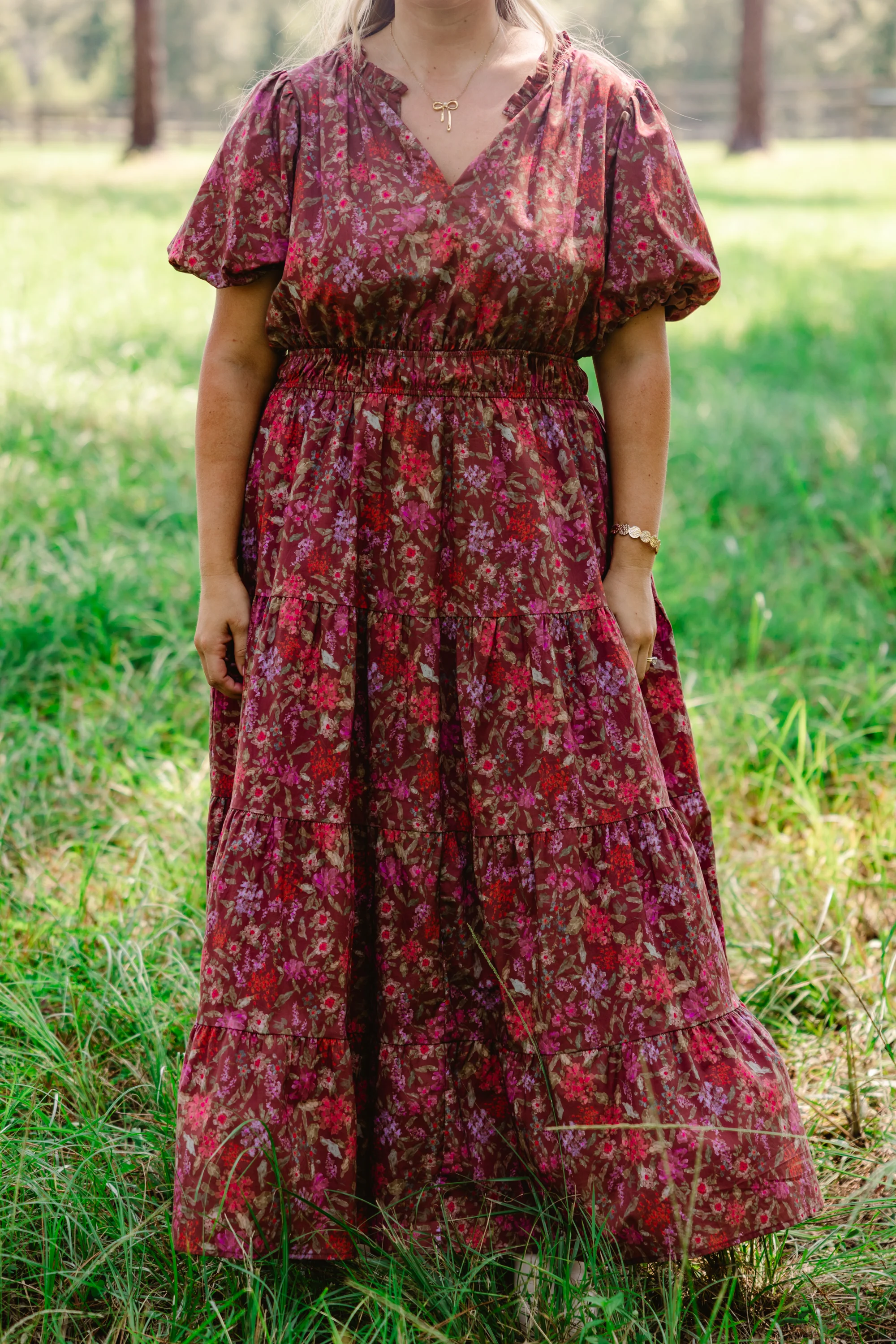 Everything I Love Dress, Brown Floral - Giverhouse