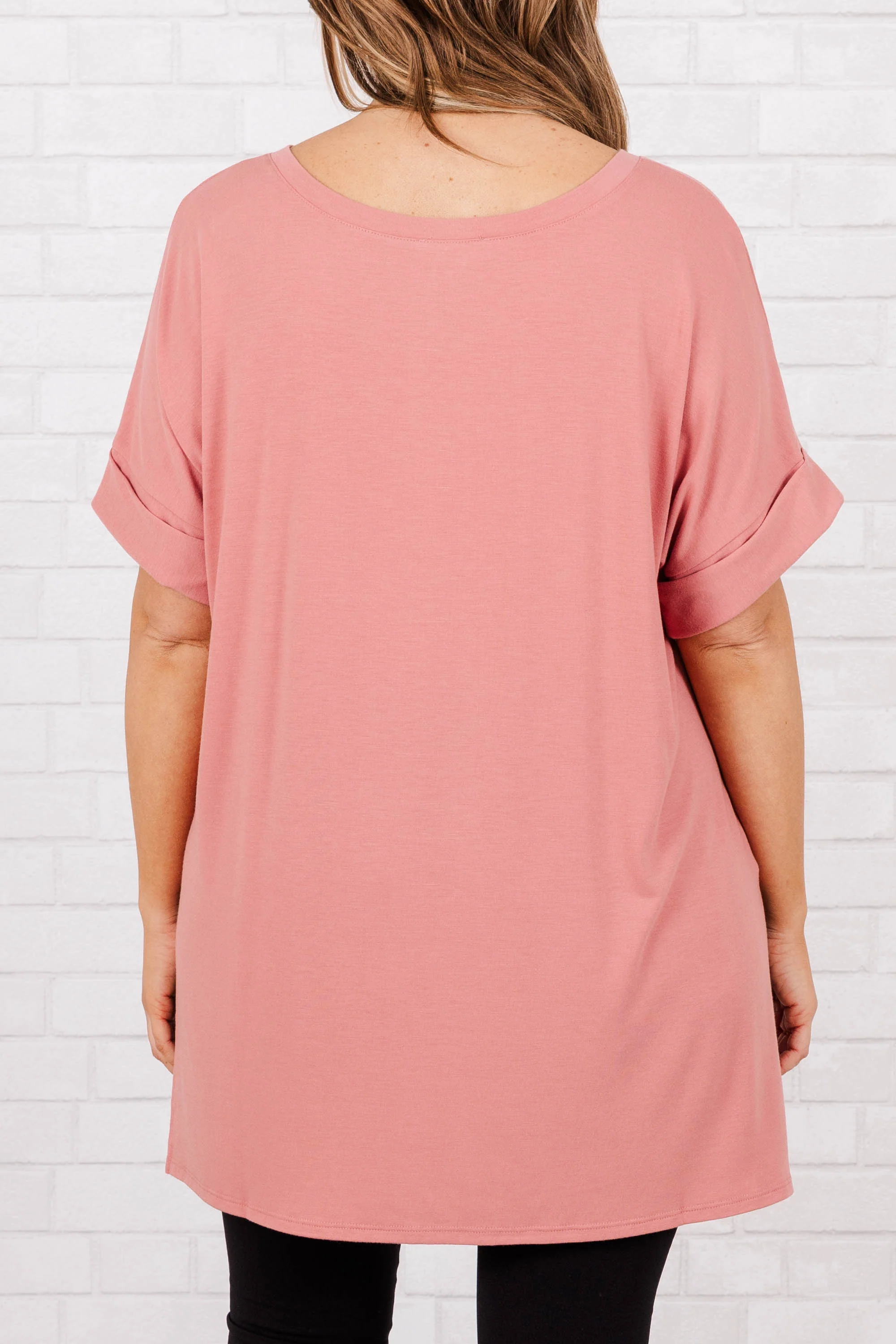 Comfy Travels Top, Dusty Rose - Giverhouse