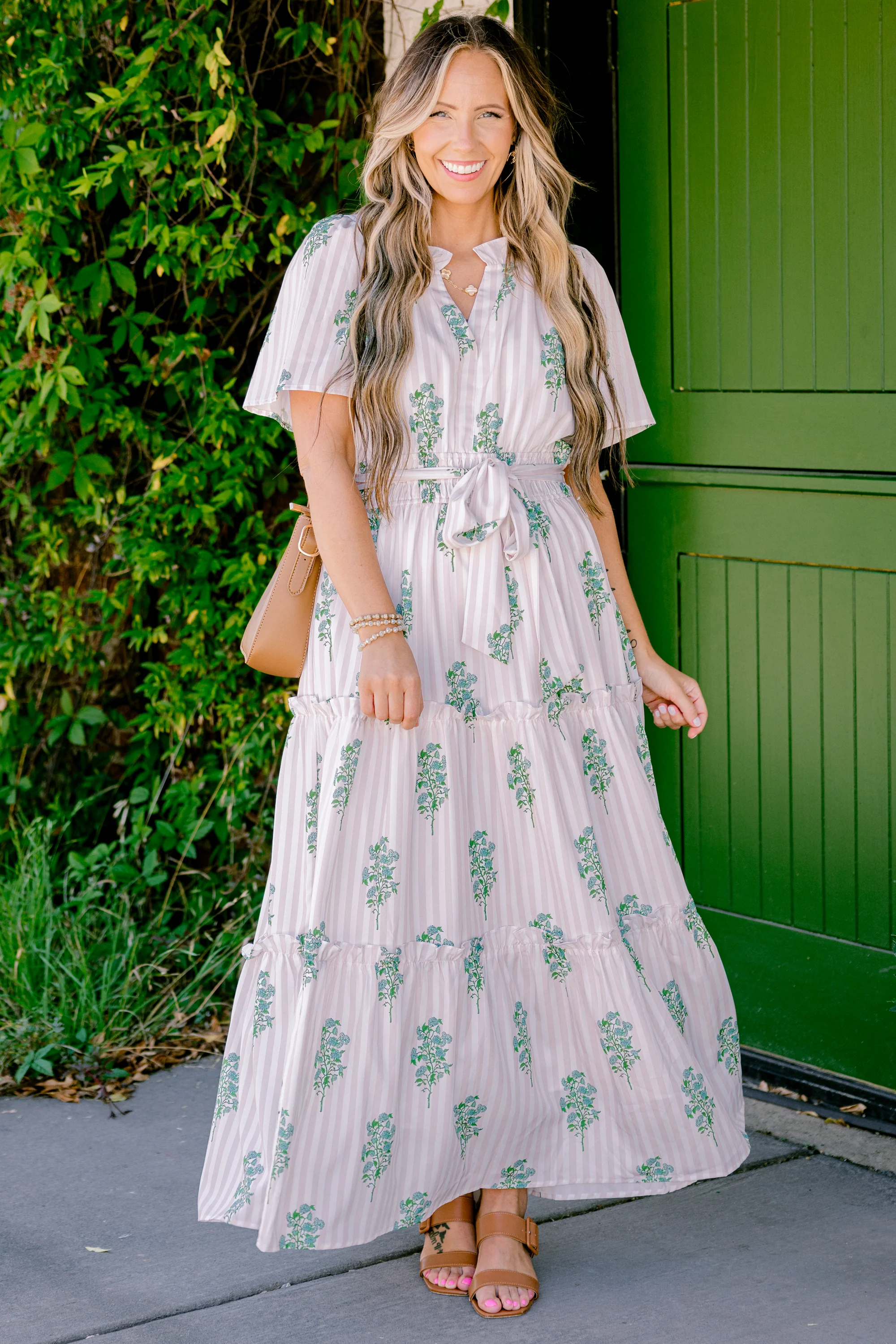 Sweet Thoughts Dress, Beige - Giverhouse