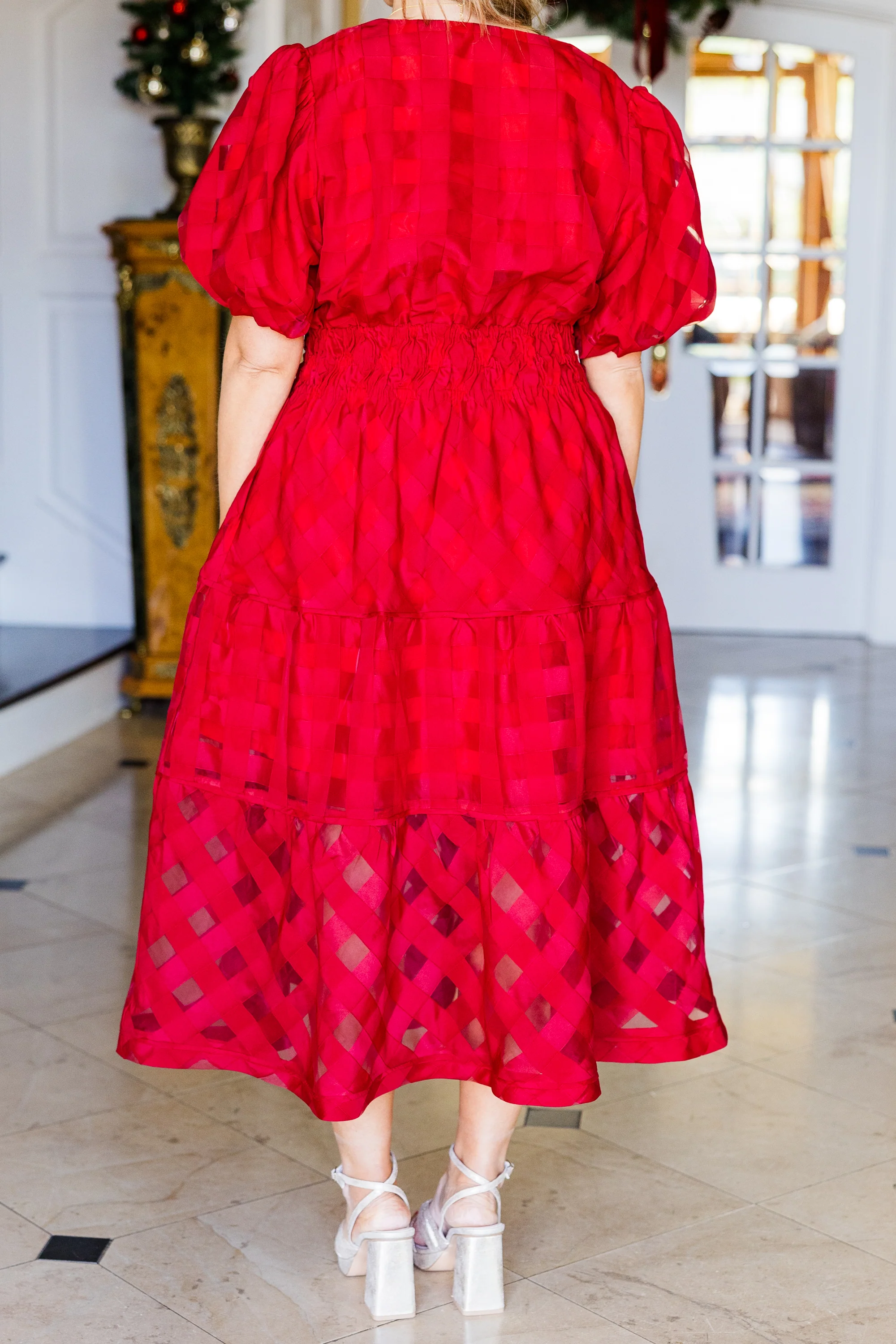 Just Because Dress, Bordeaux - Giverhouse