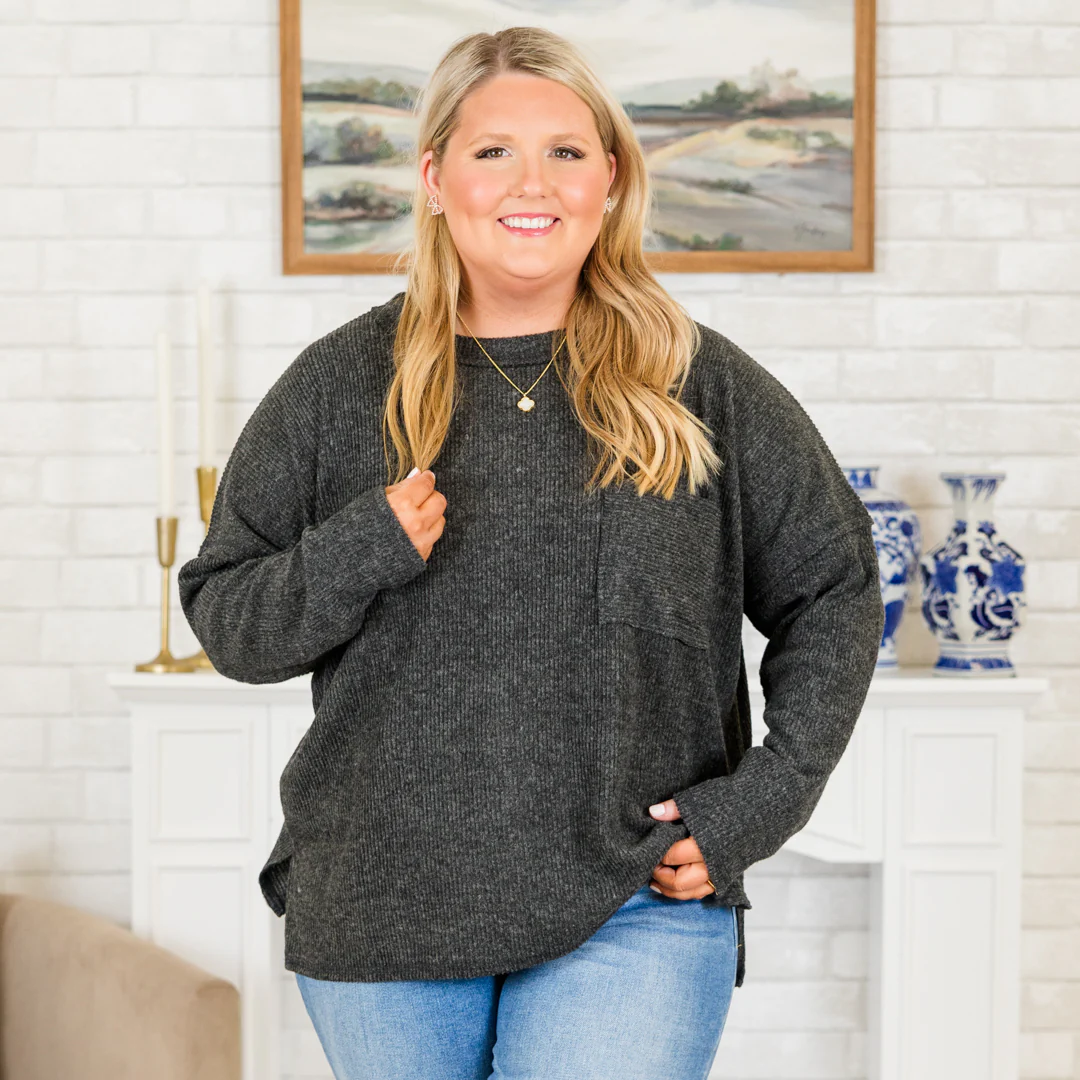 Lookin' Good Feelin' Better Sweater, Black - Giverhouse