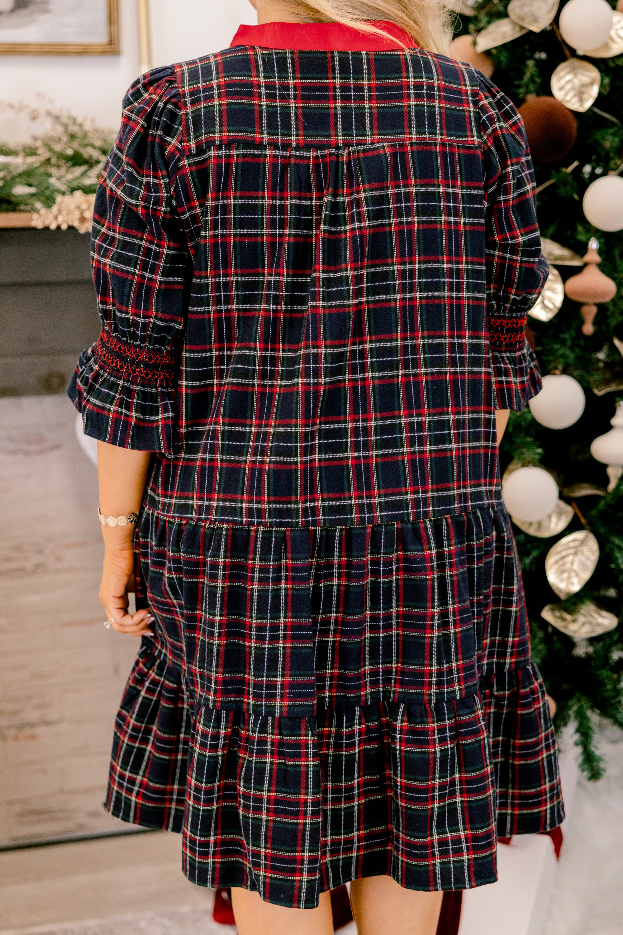 Feeling Like Herself Dress, Navy - Giverhouse