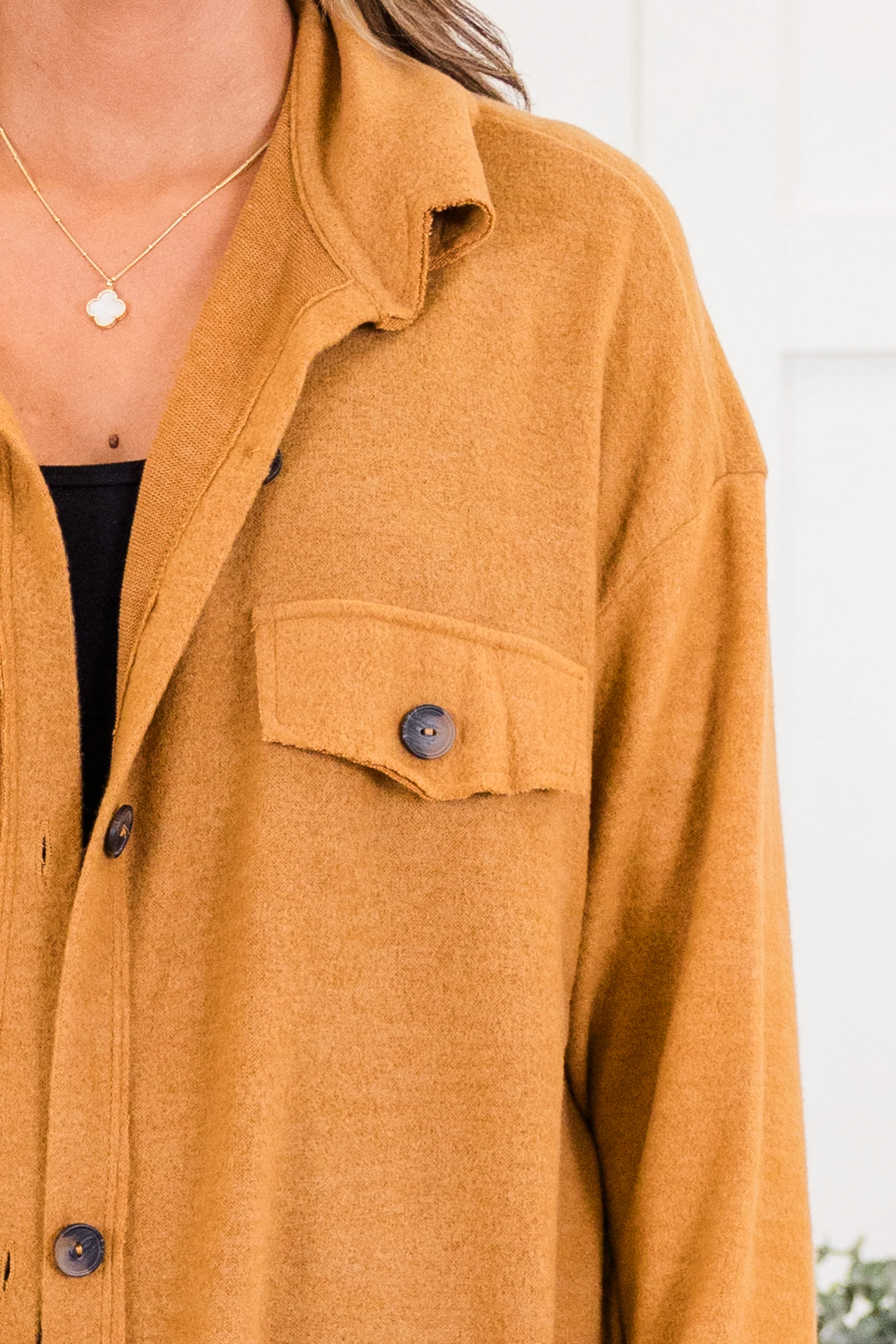 Passing Glances Jacket, Caramel - Giverhouse