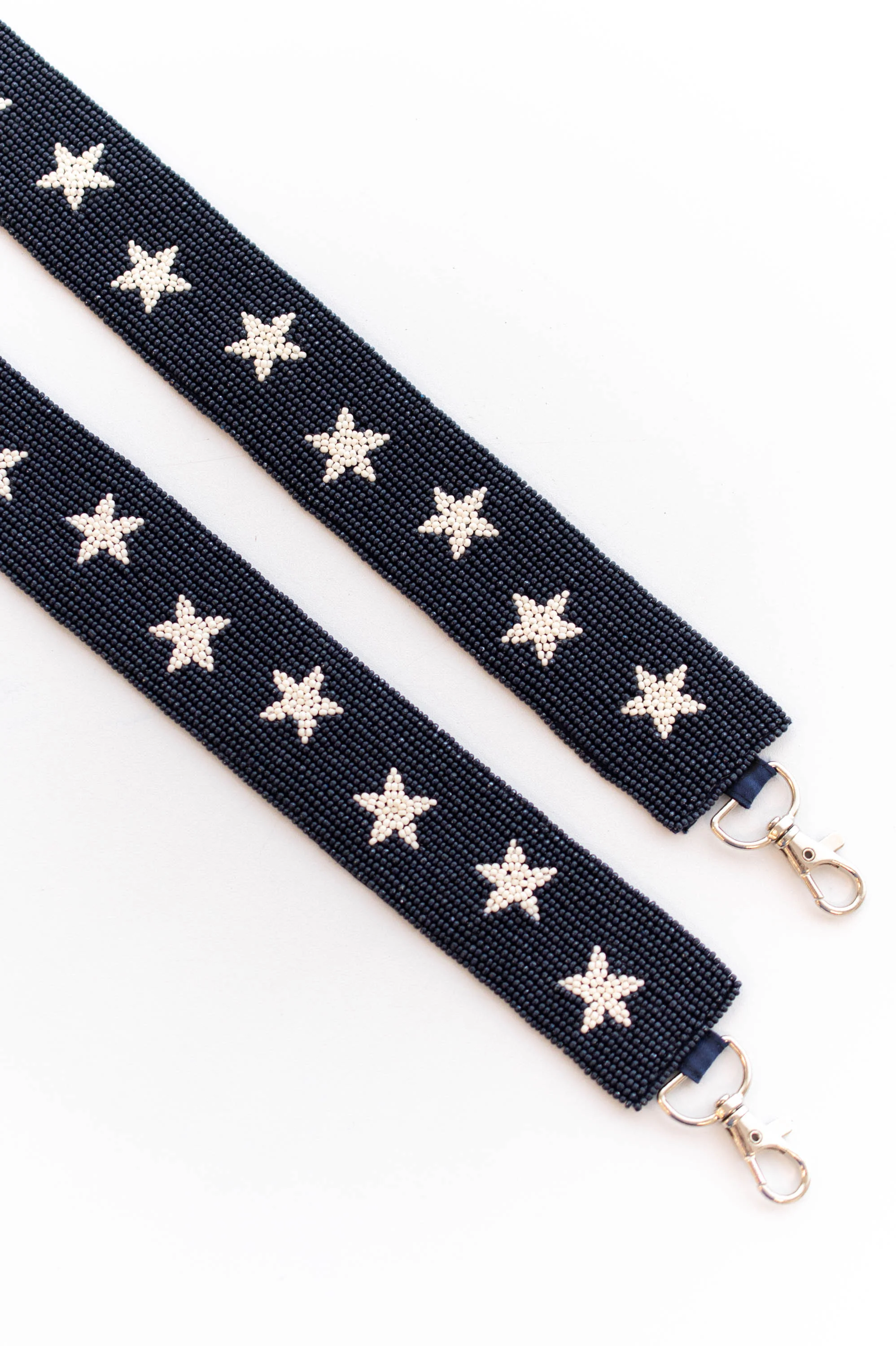 Star Of The Team Beaded Purse Strap, Navy - Giverhouse