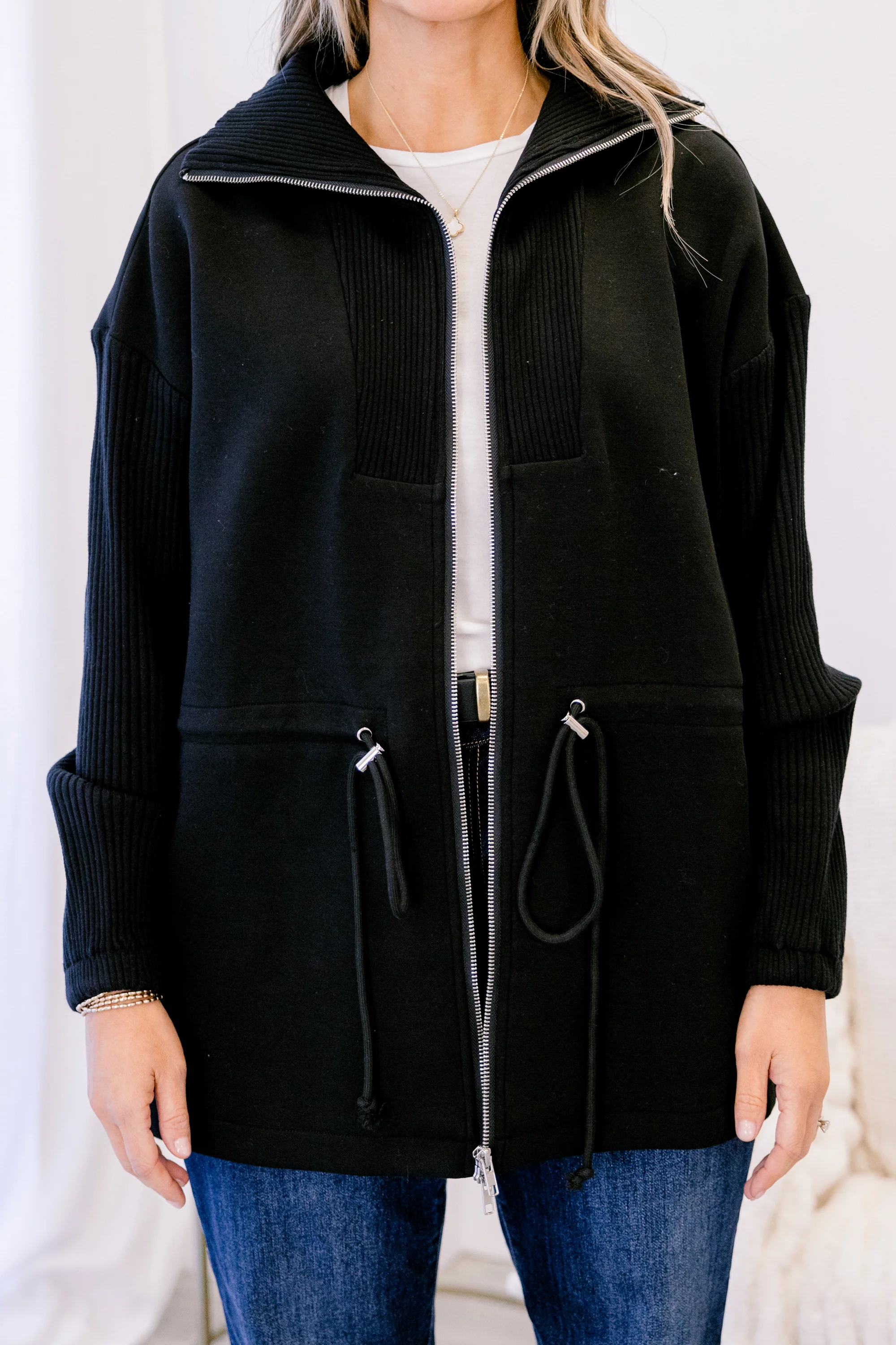 Gather Around The Fire Jacket, Black - Giverhouse