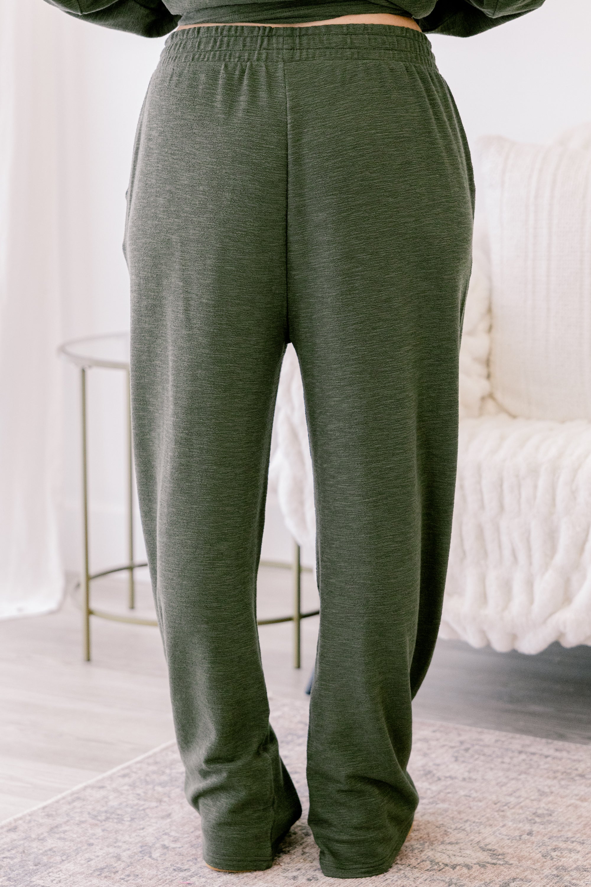 Lazy Saturday Nights Set, Dark Olive - Giverhouse