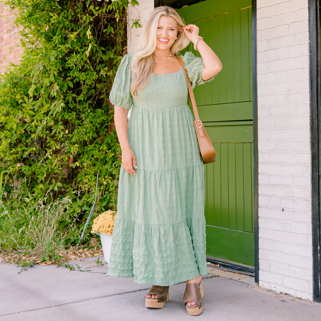 Let's Get Away Dress, Olive - Giverhouse