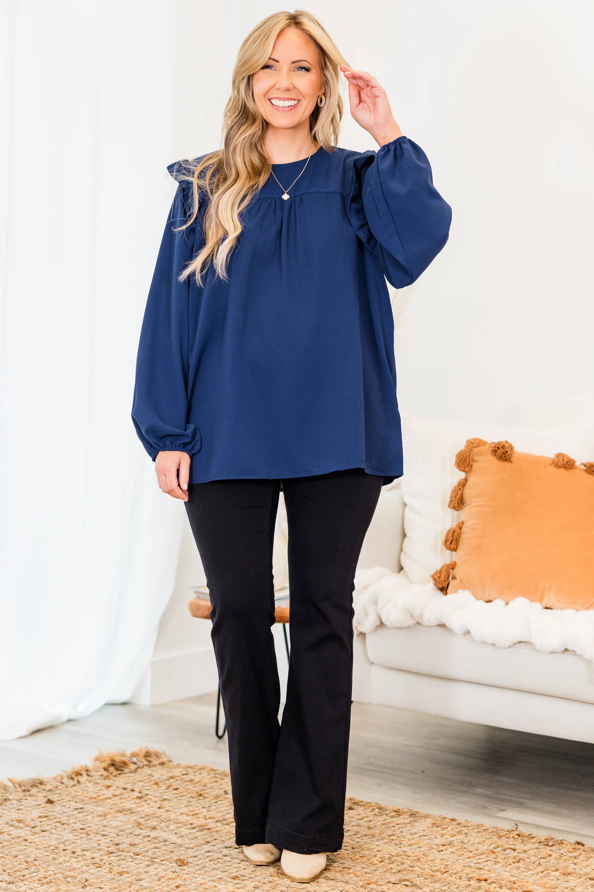 Making More Memories Top, Navy - Giverhouse