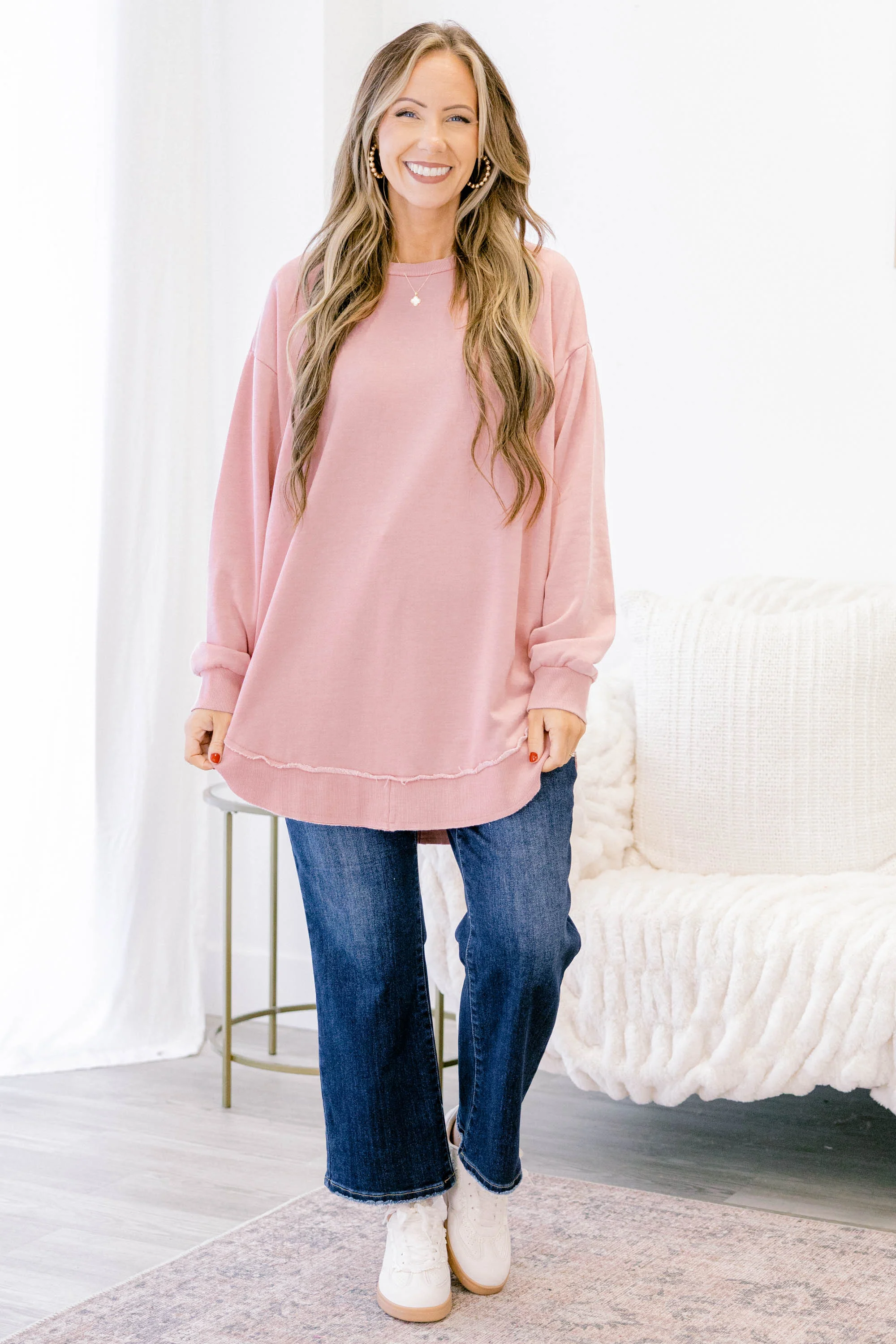 My Life In Pink Tunic, Light Pink - Giverhouse