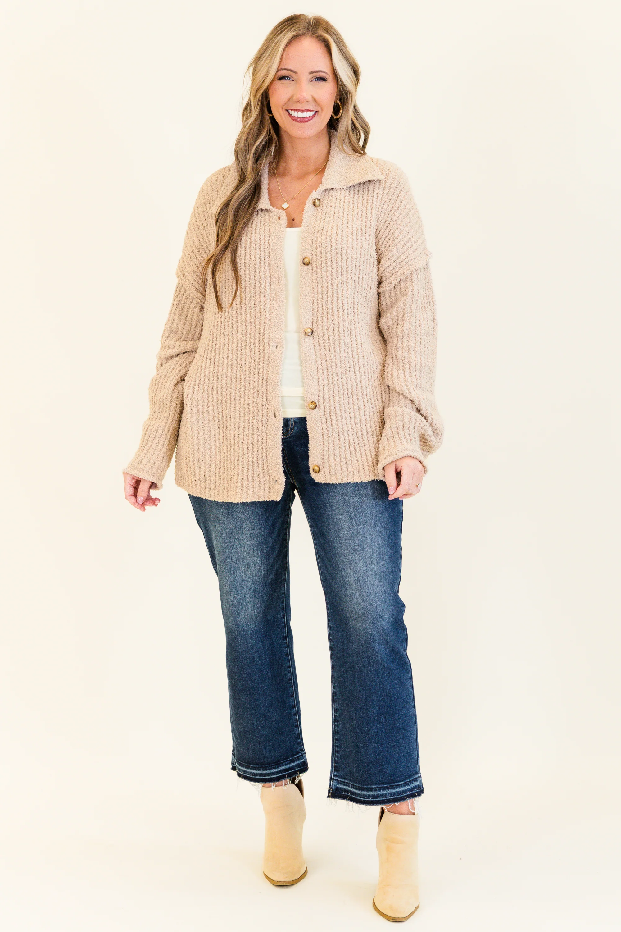 Call It Fate Cardigan, Brown - Giverhouse