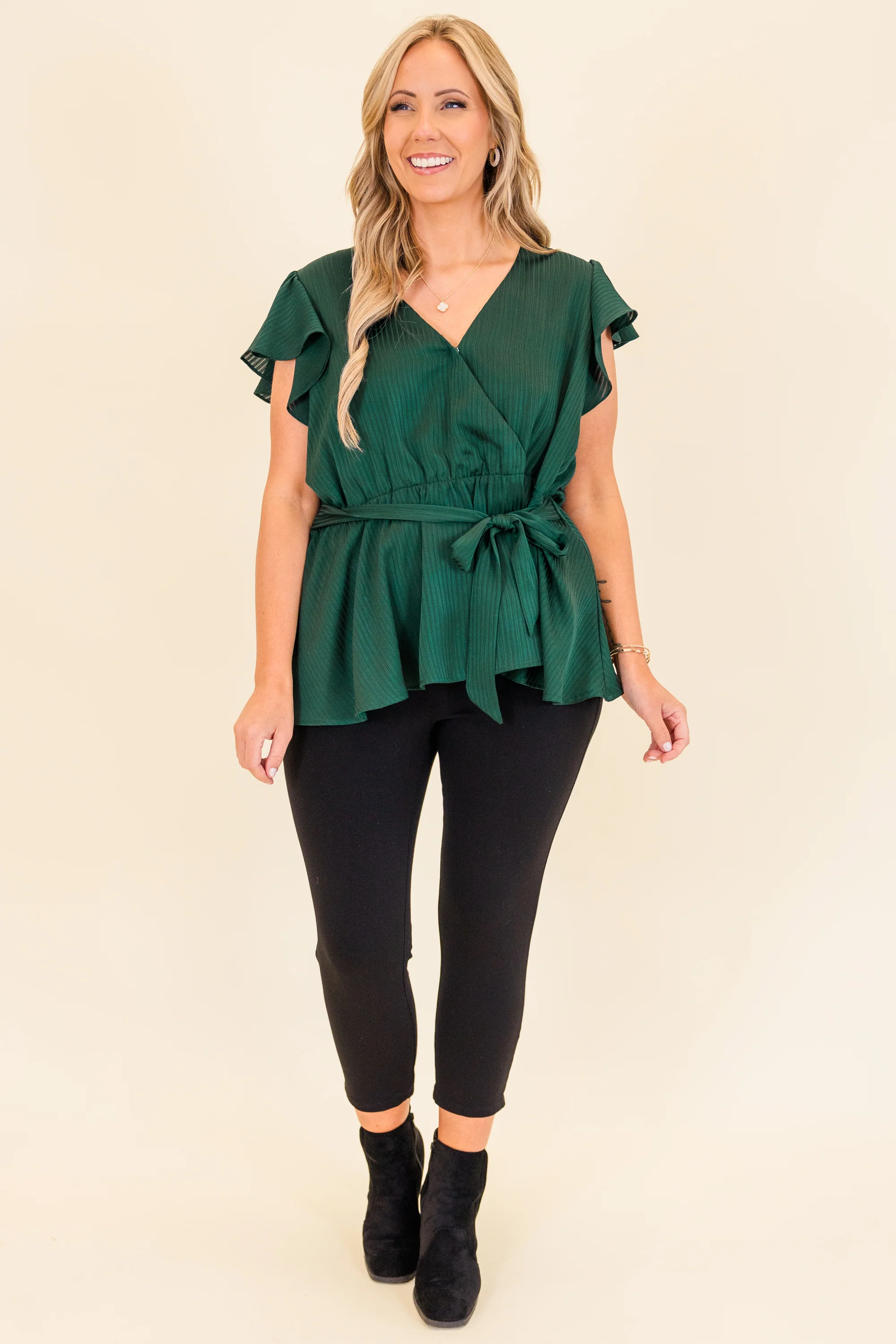 Like A Jewel Top, Green - Giverhouse