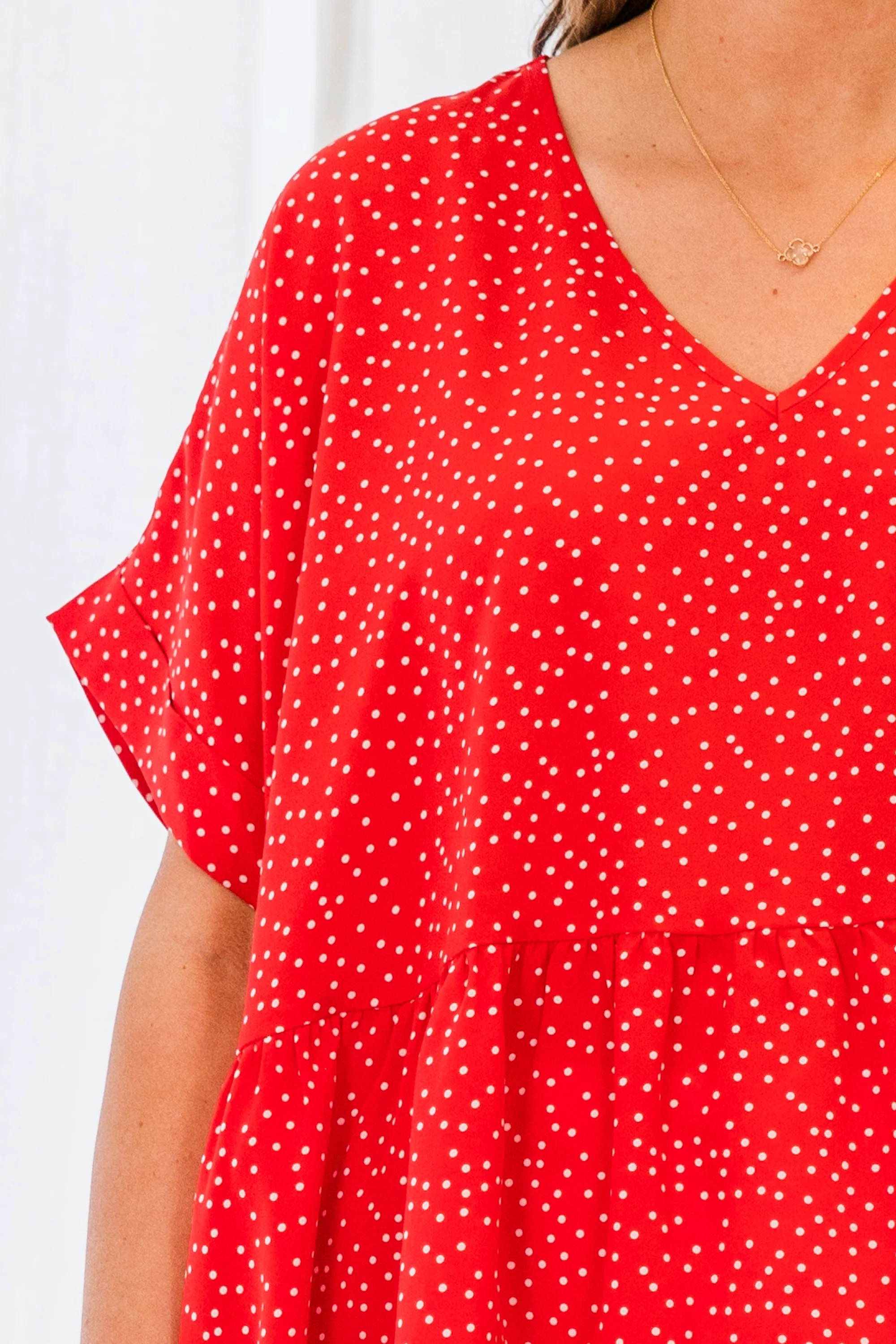 No One Told You Top, Red - Giverhouse