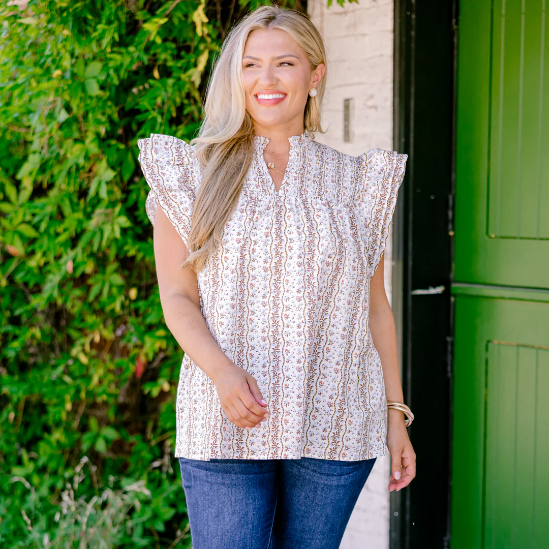 Love Like Mine Top, Brown - Giverhouse