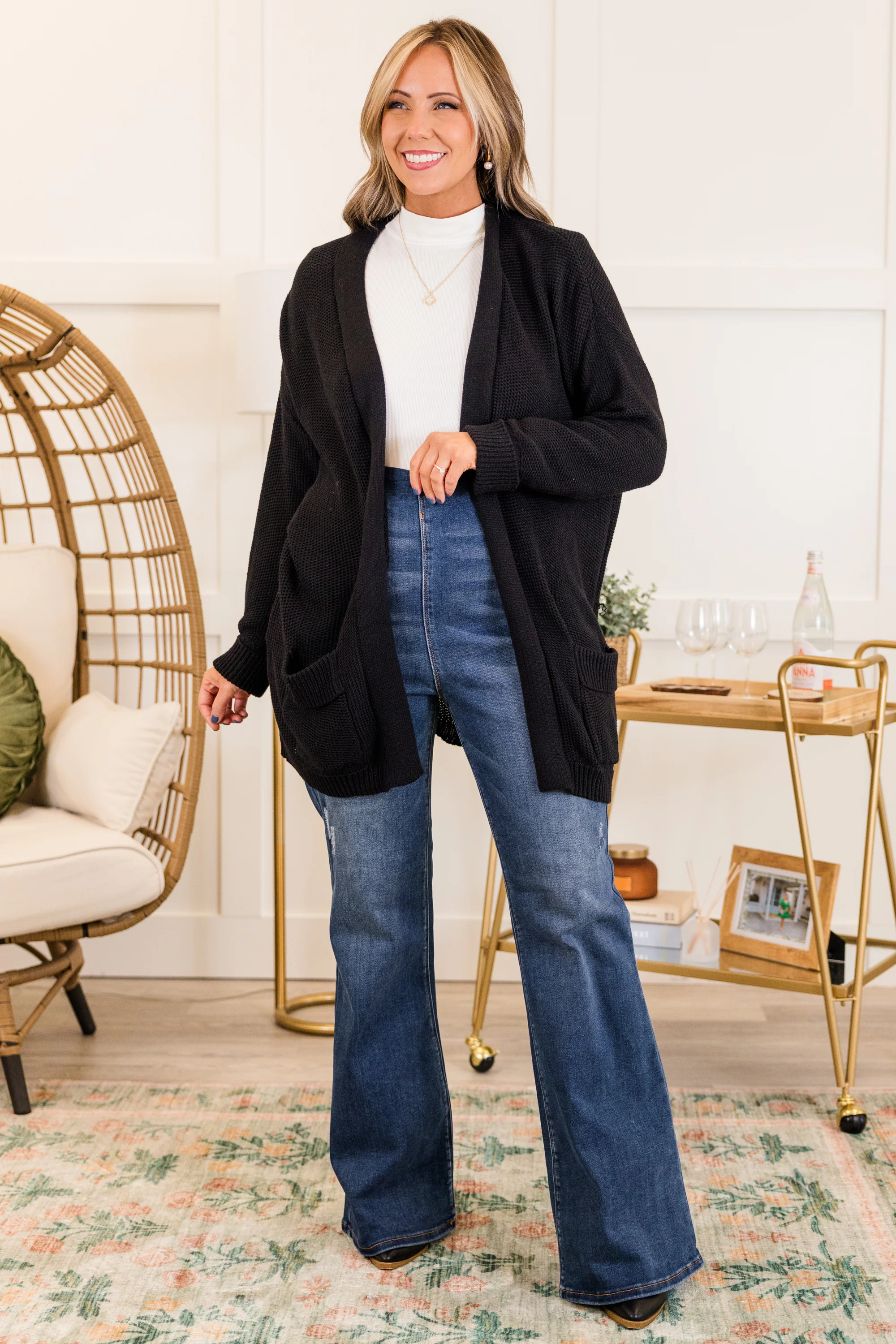 Life Isn't Flare Jeggings, Dark - Giverhouse