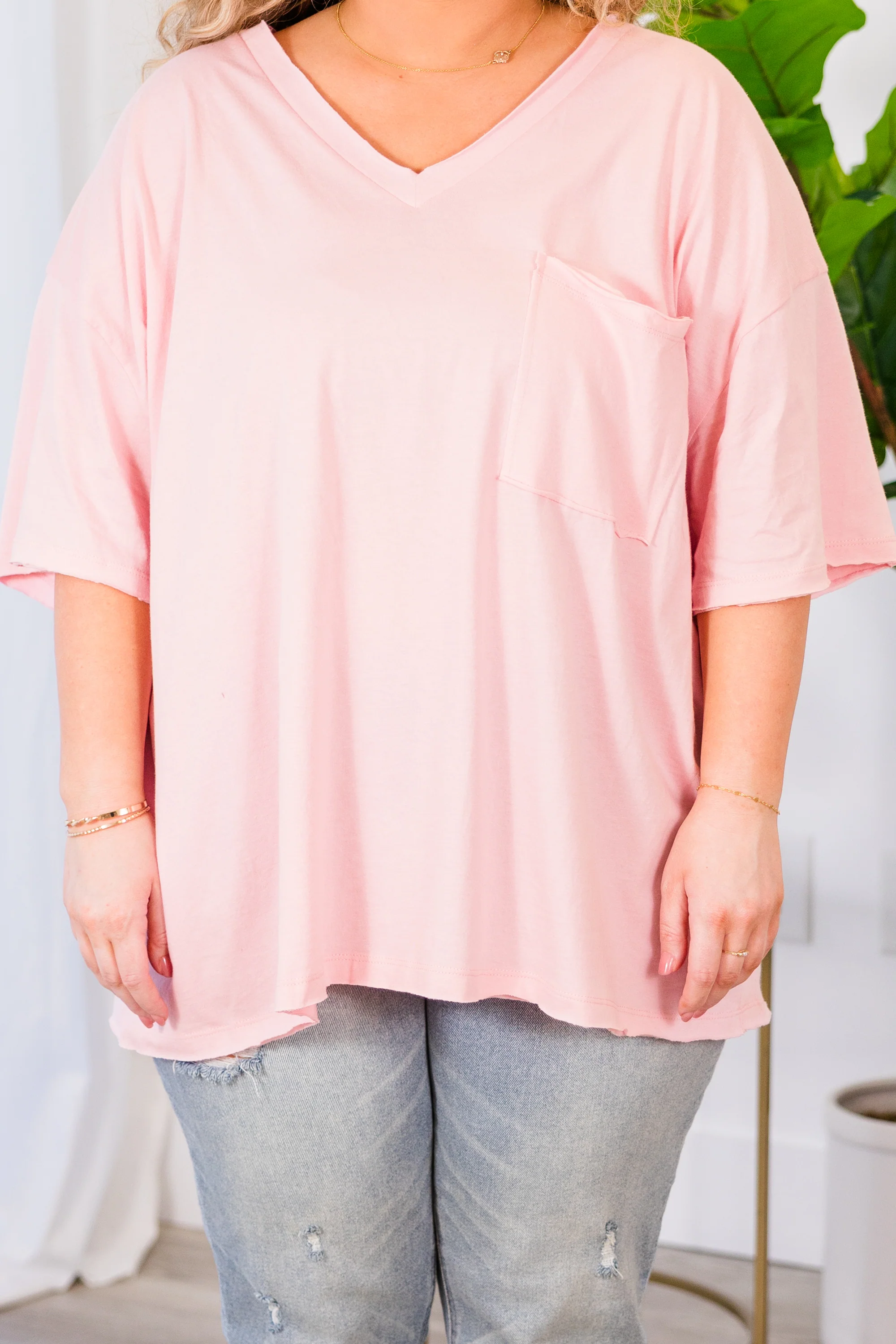 Dancing In The Mirror Top, Dusty Pink - Giverhouse