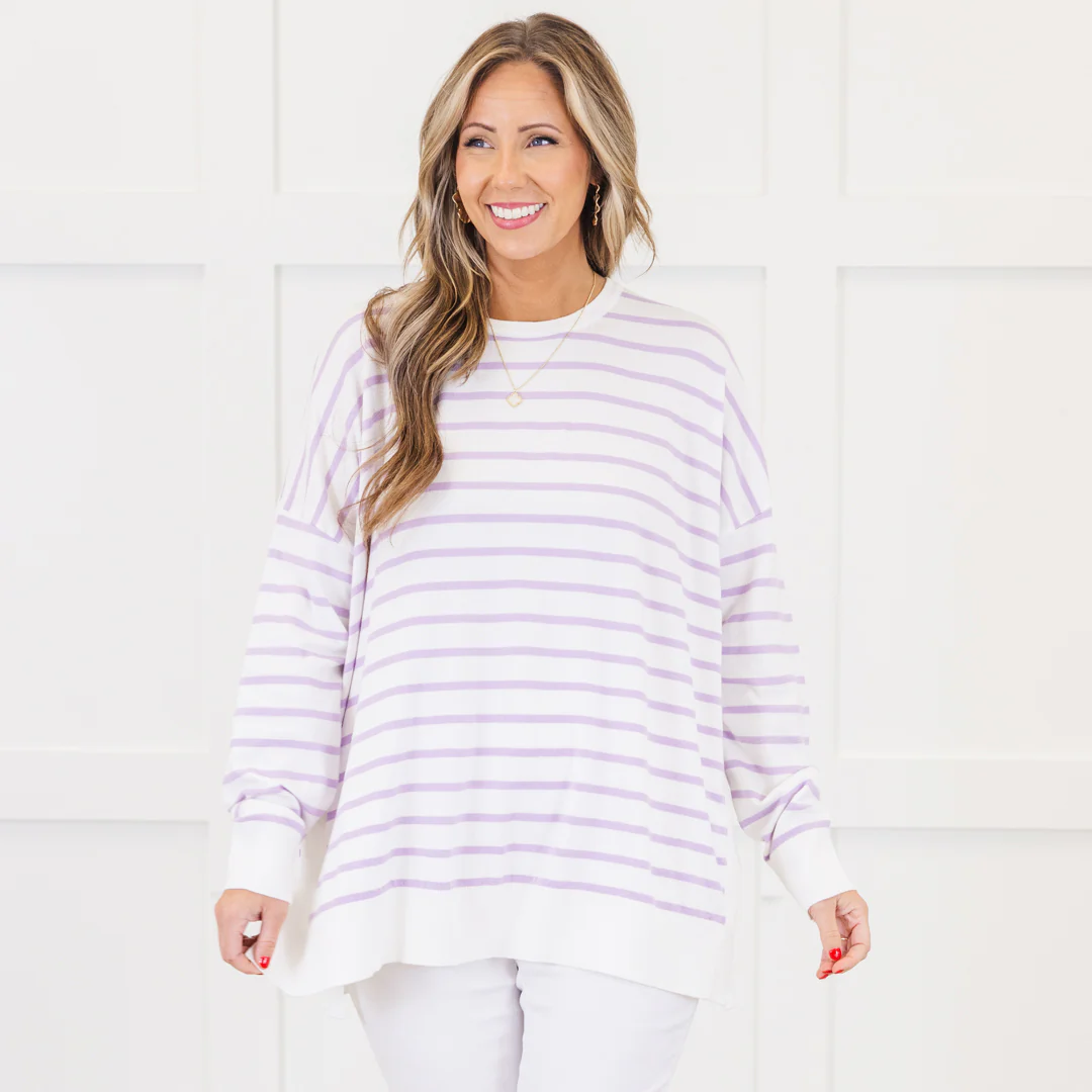 Romantic Nights Top, Lavender - Giverhouse