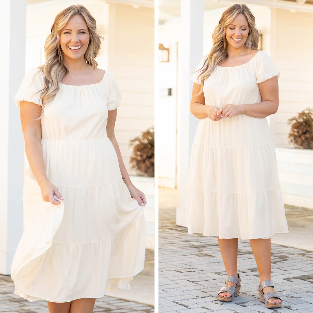 Brunch Out Dress, Lemon - Giverhouse