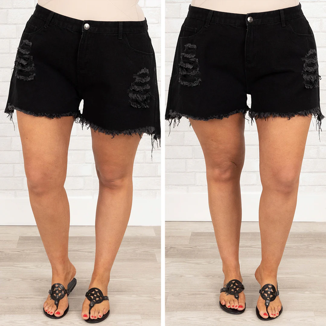 Tangible Love Shorts, Black - Giverhouse